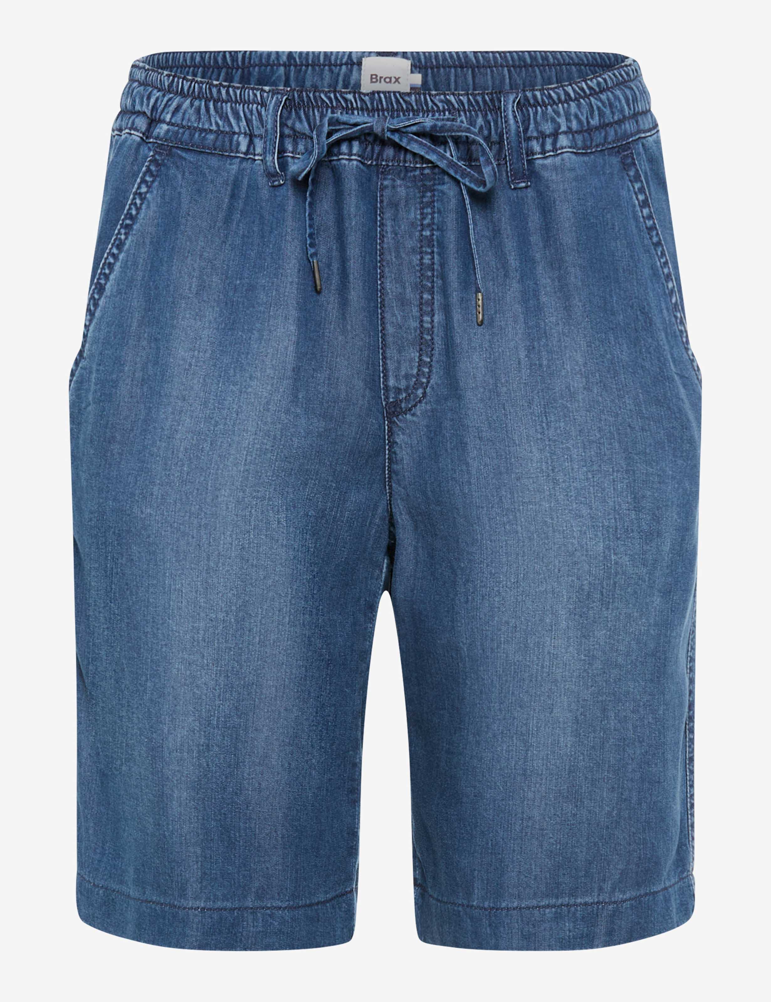 Women Style MAINE B Denim Dark Blue Wide Leg Stand-alone front view