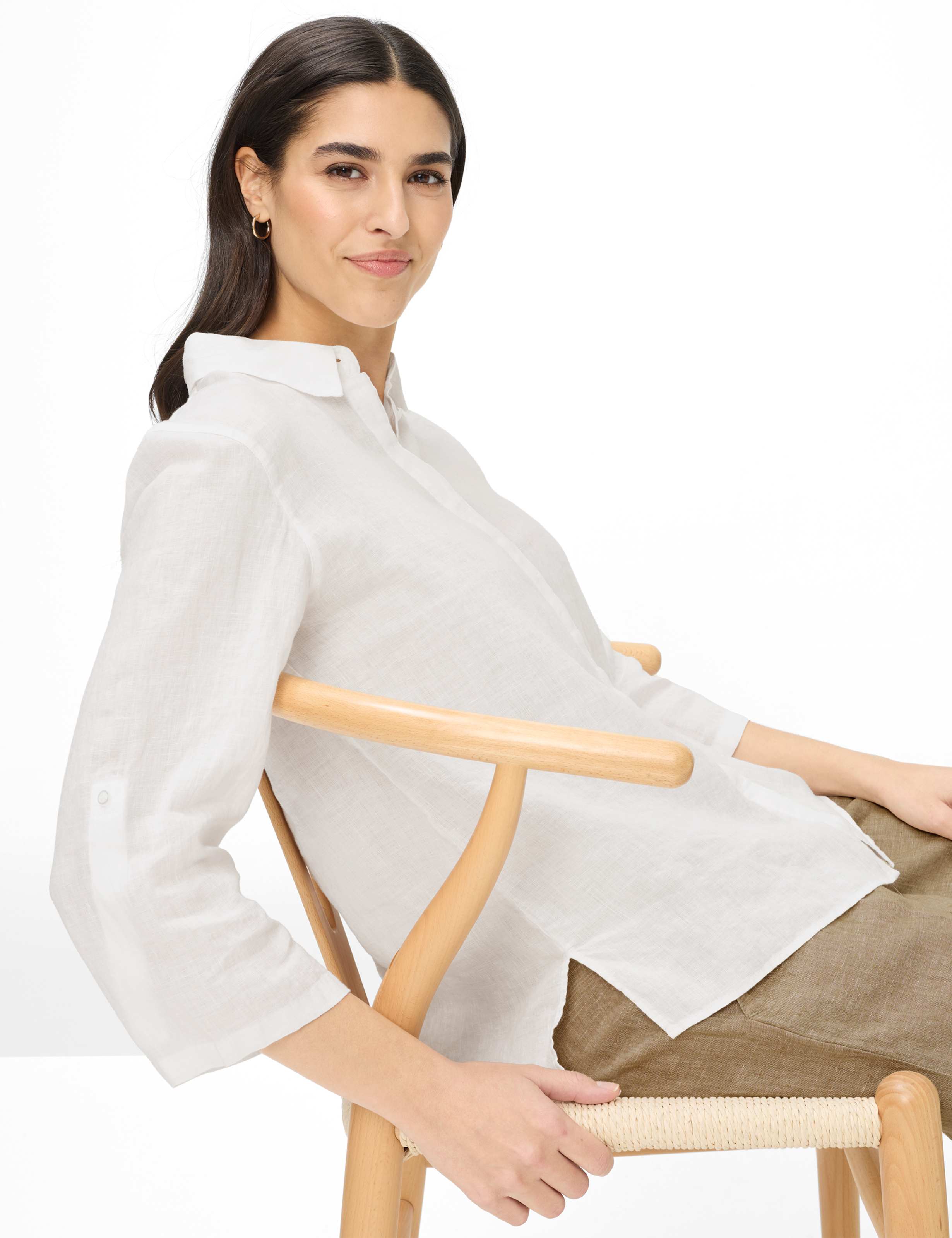 Femme Style VICKI Blanc  Détail 1