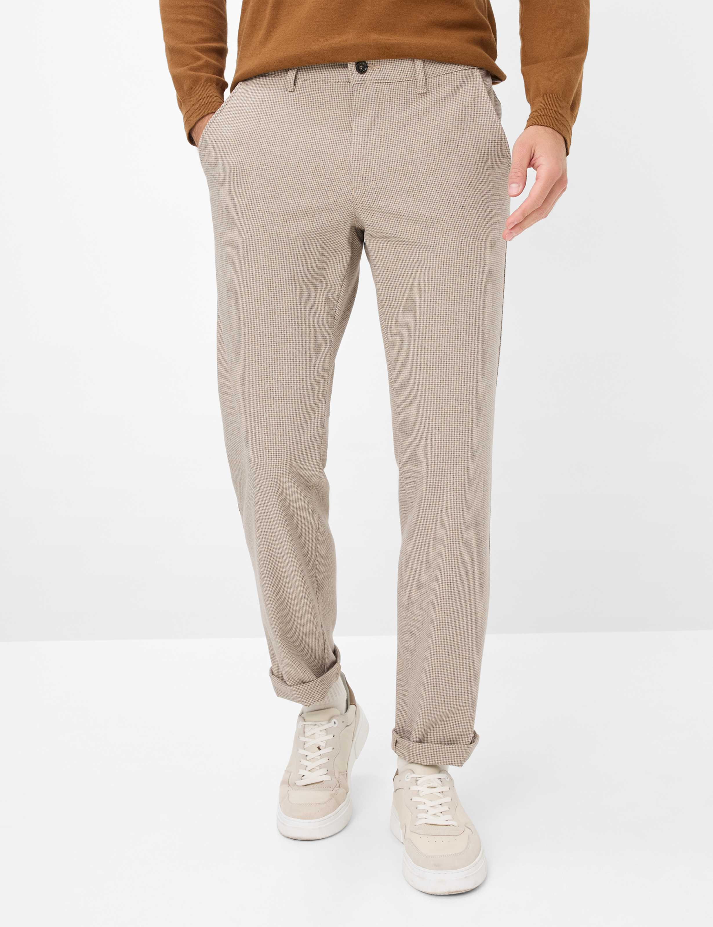 Thumbnail - Eurex by Brax Herren Flatfronthose Style THILO ECRU, hellbeige, Gr. 315U