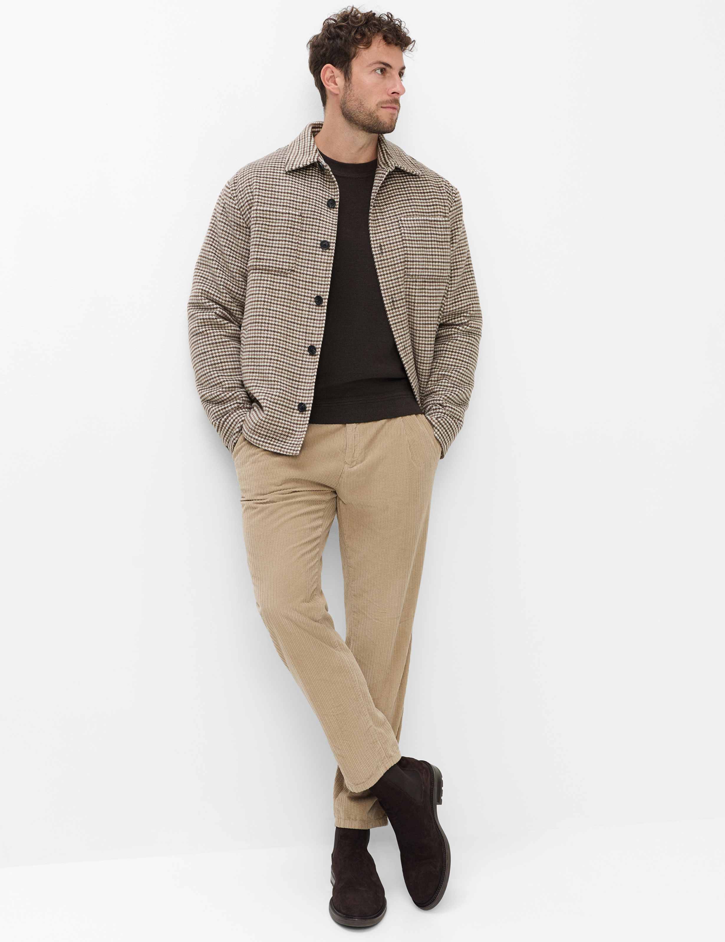 Homme Style ROY Marron Foncé  Tenue du mannequin