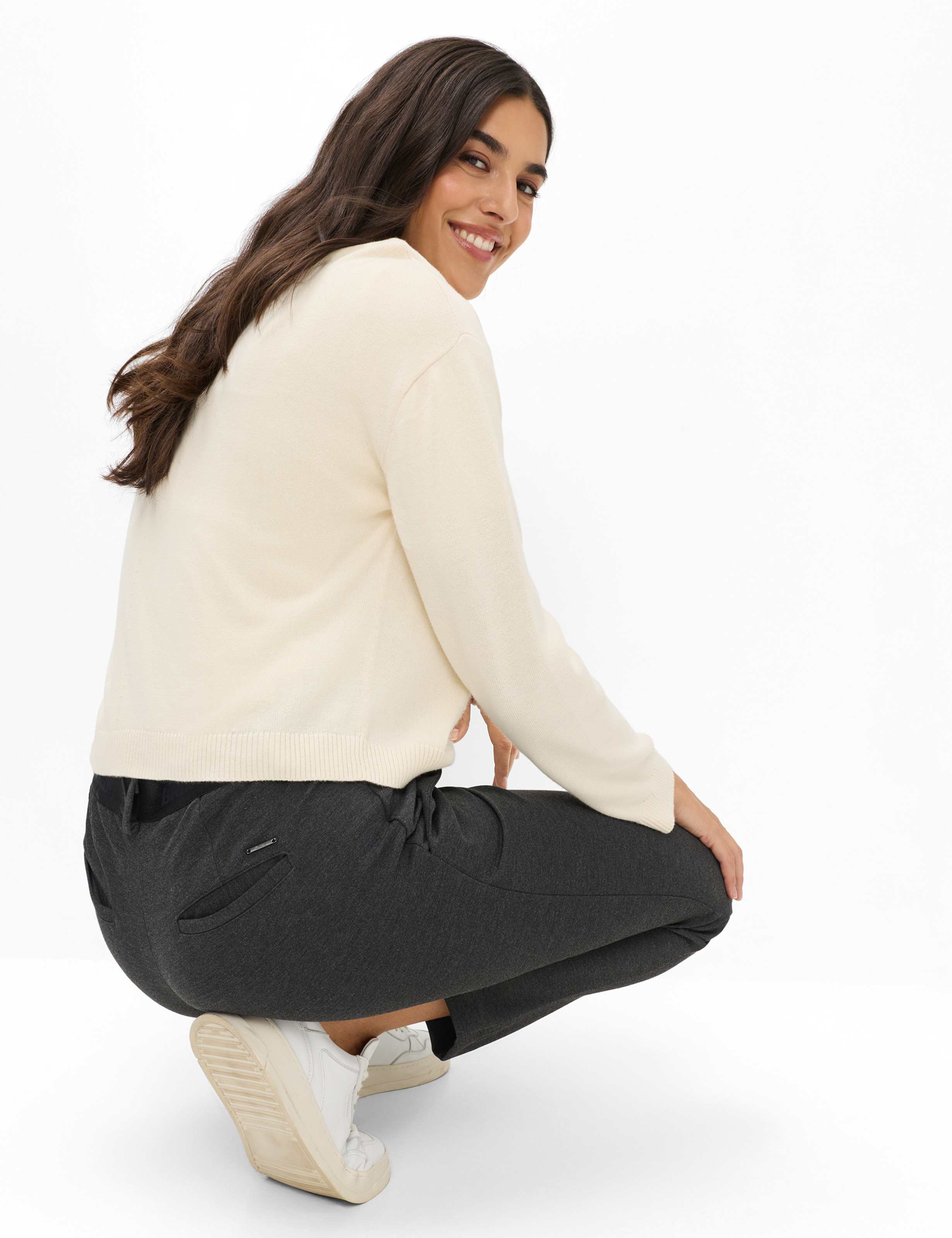 Femme Style MARON S Gris Foncé - Anthracite Regular Fit Détail 1