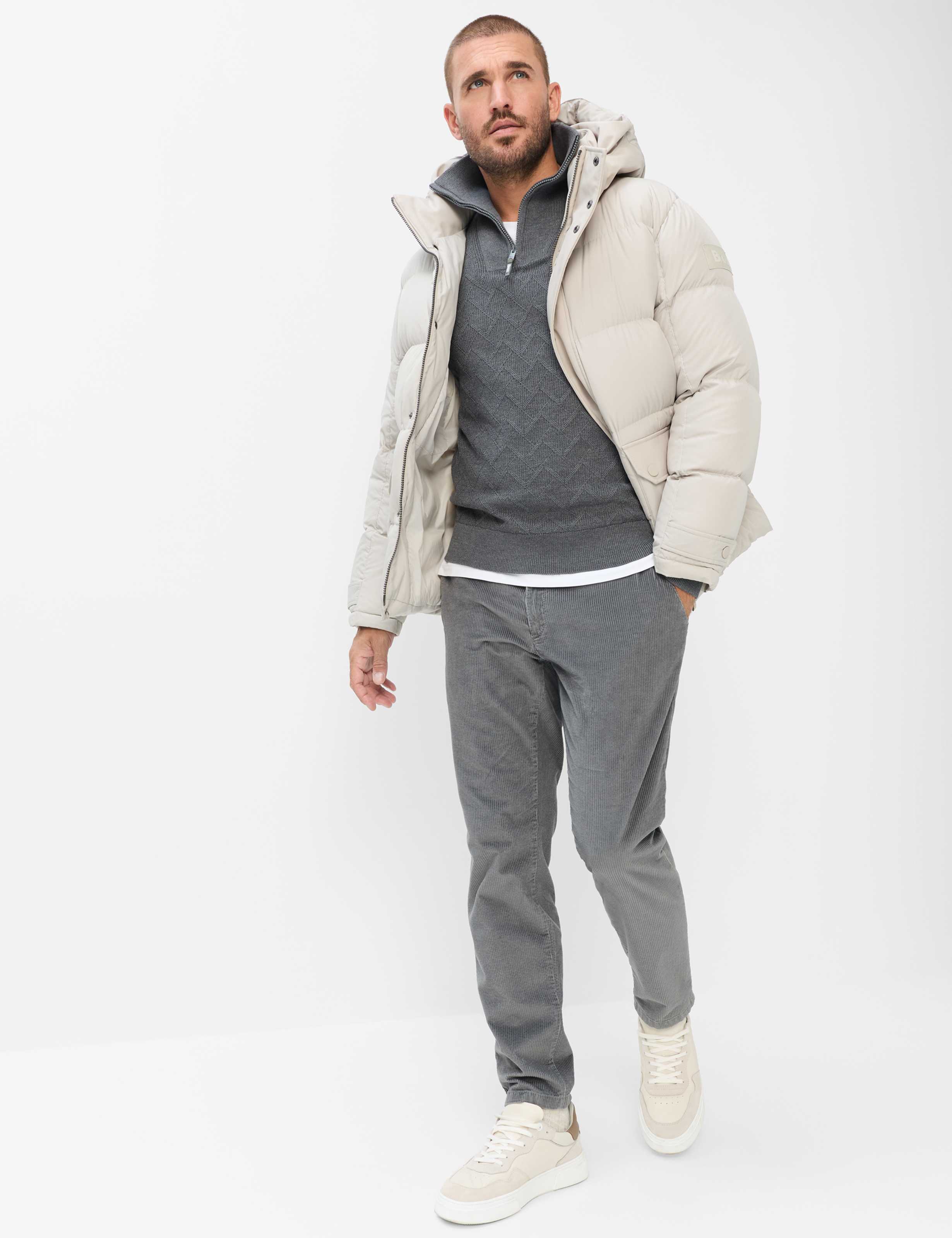 Herren Style SÖREN Dunkelgrau  Model Outfit