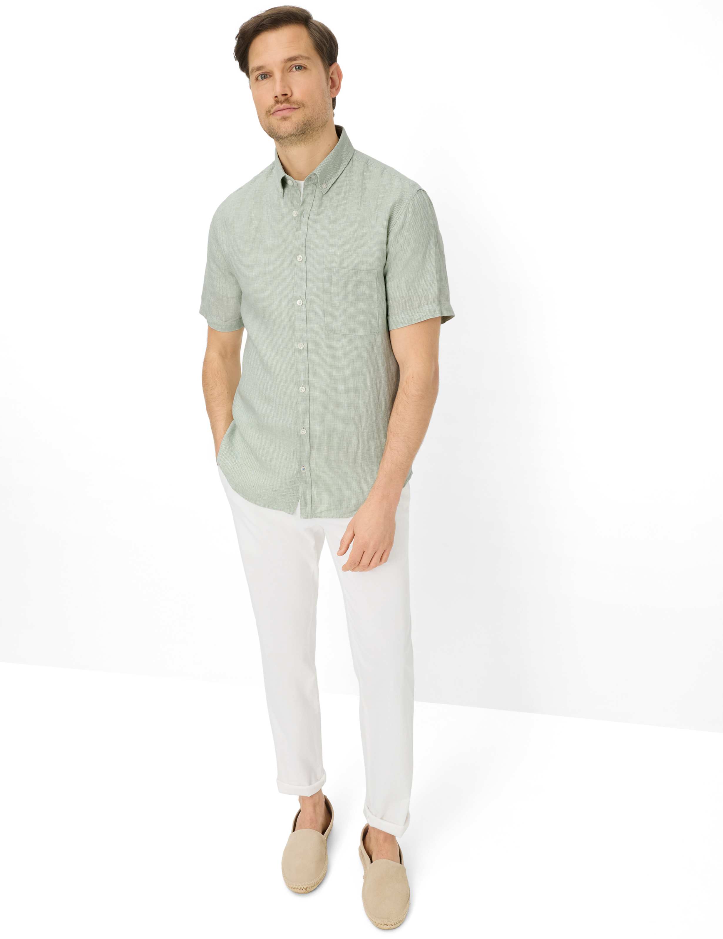 Heren Style DAN Lichtgroen  Model outfit