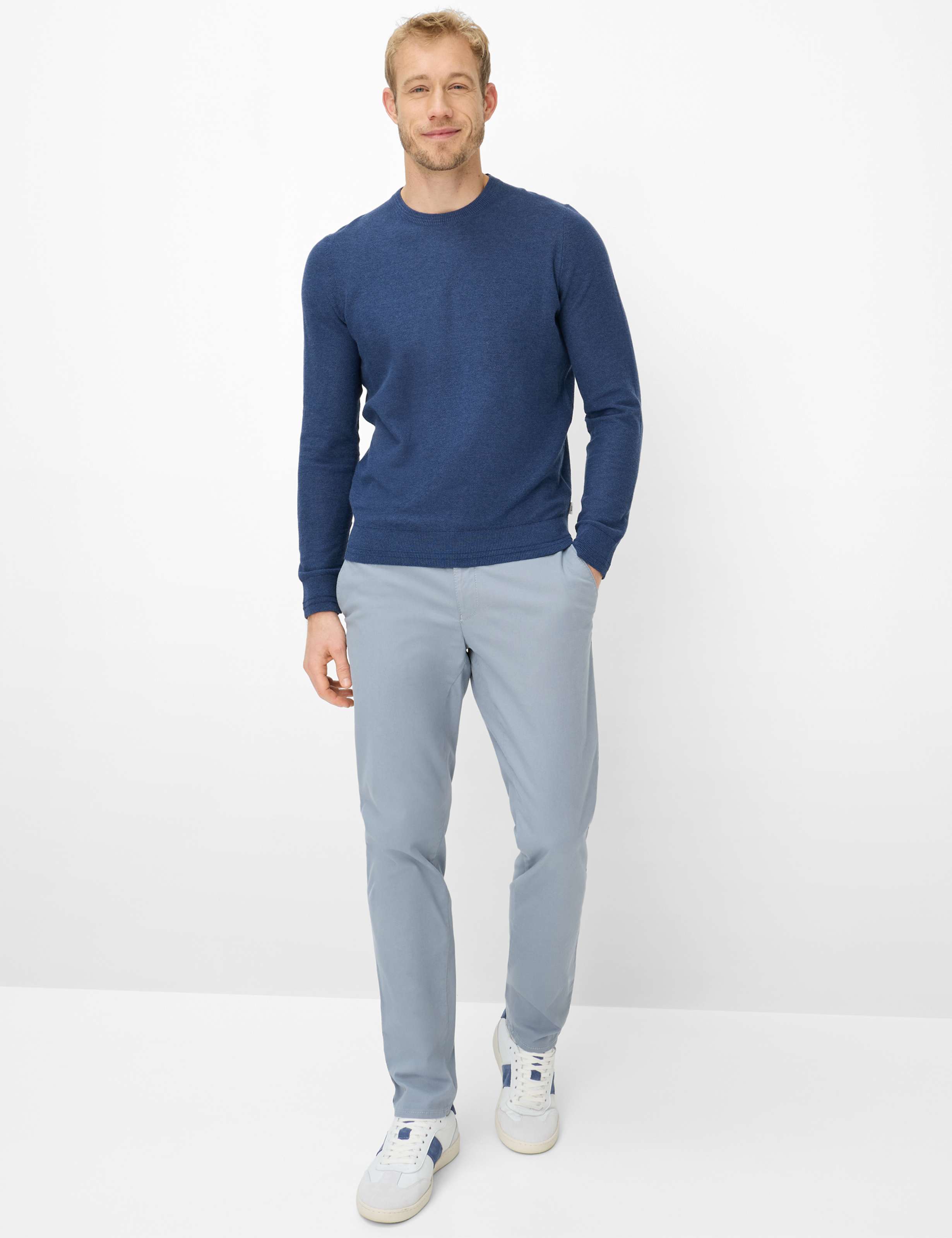 Herren Style RICK Blau  Model Outfit