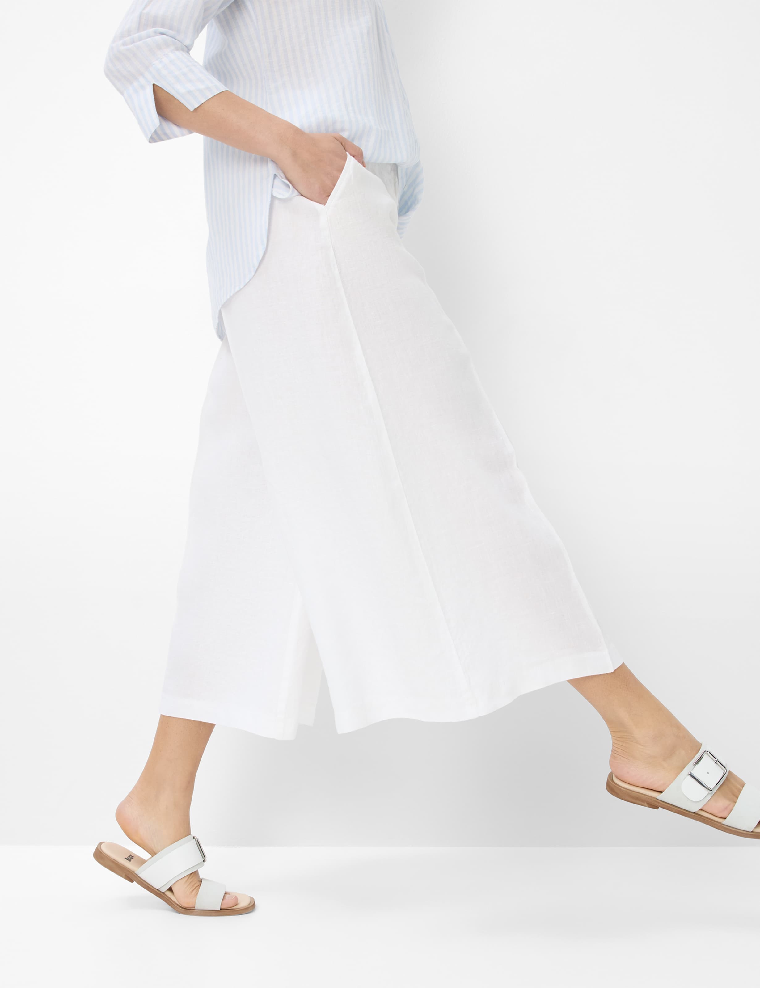 Women Style MELLI S White Wide Leg Detail 1