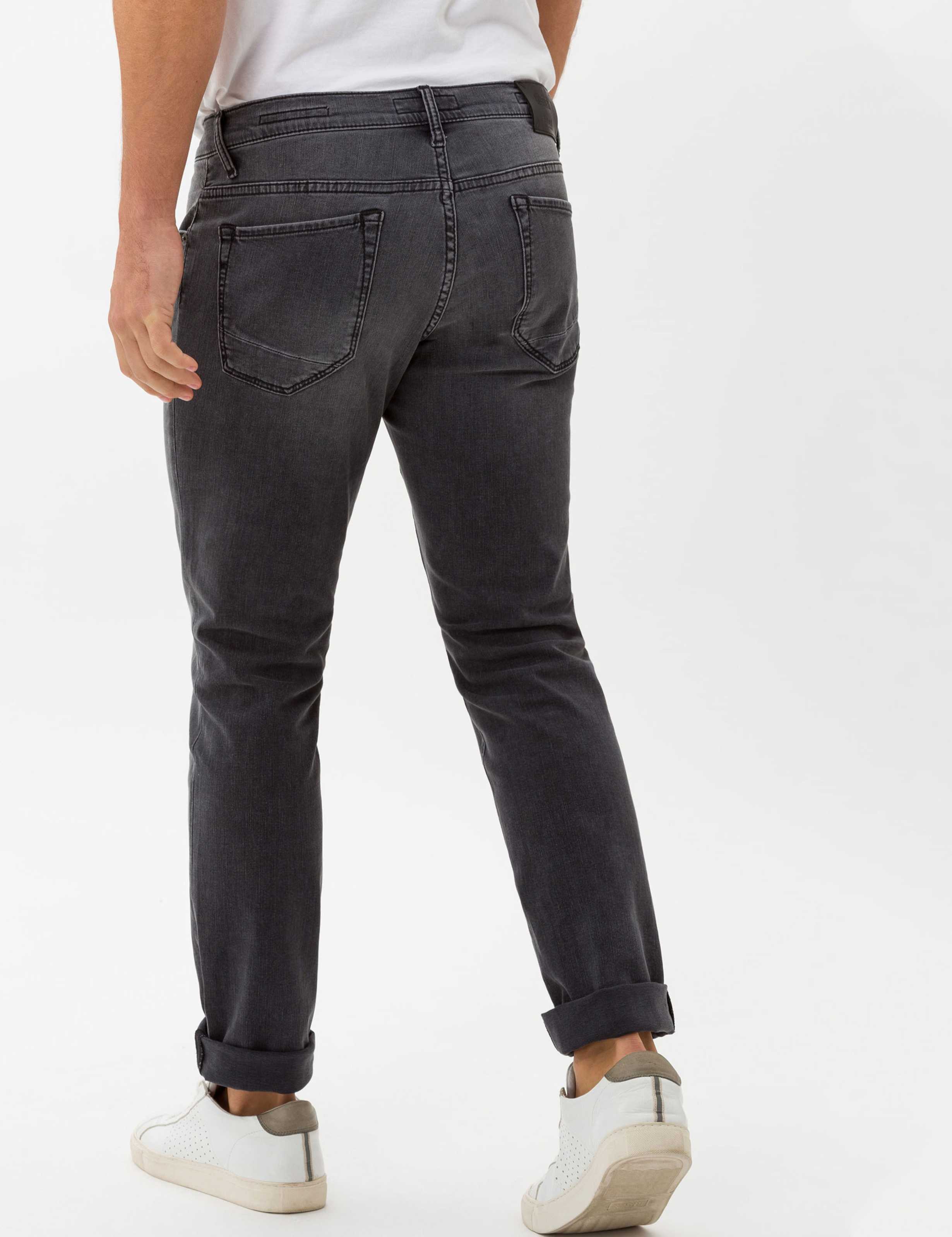 Men Style CHUCK Denim Medium Gray Modern Fit Model back