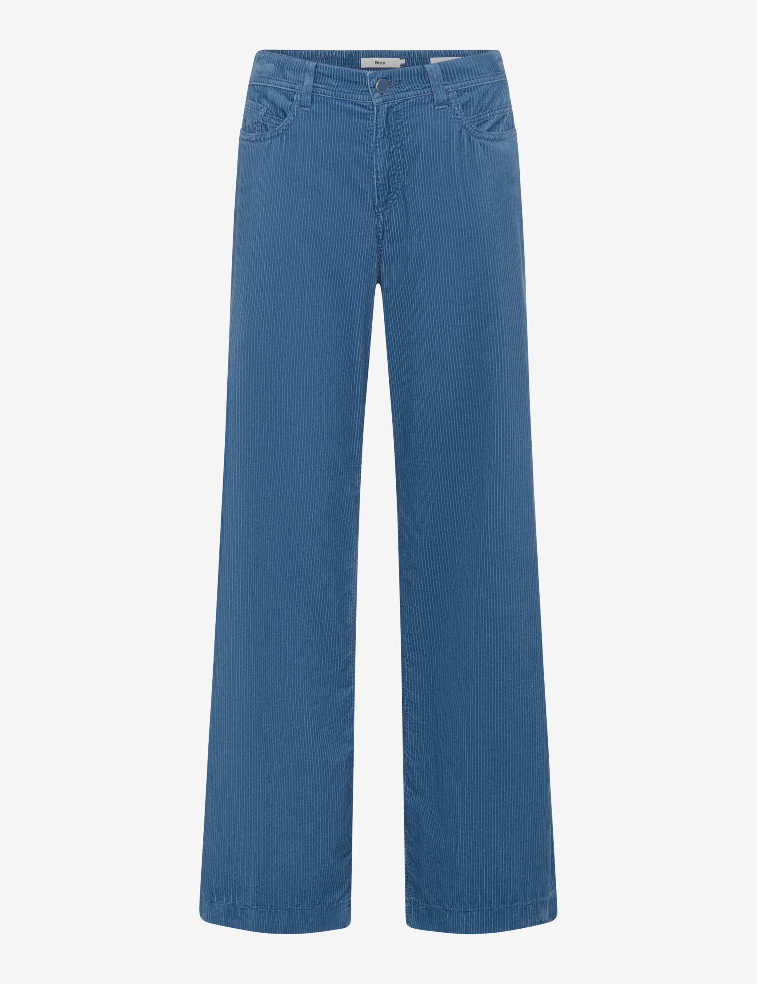 Femme Style MAINE Bleu Wide Leg Détourage avant