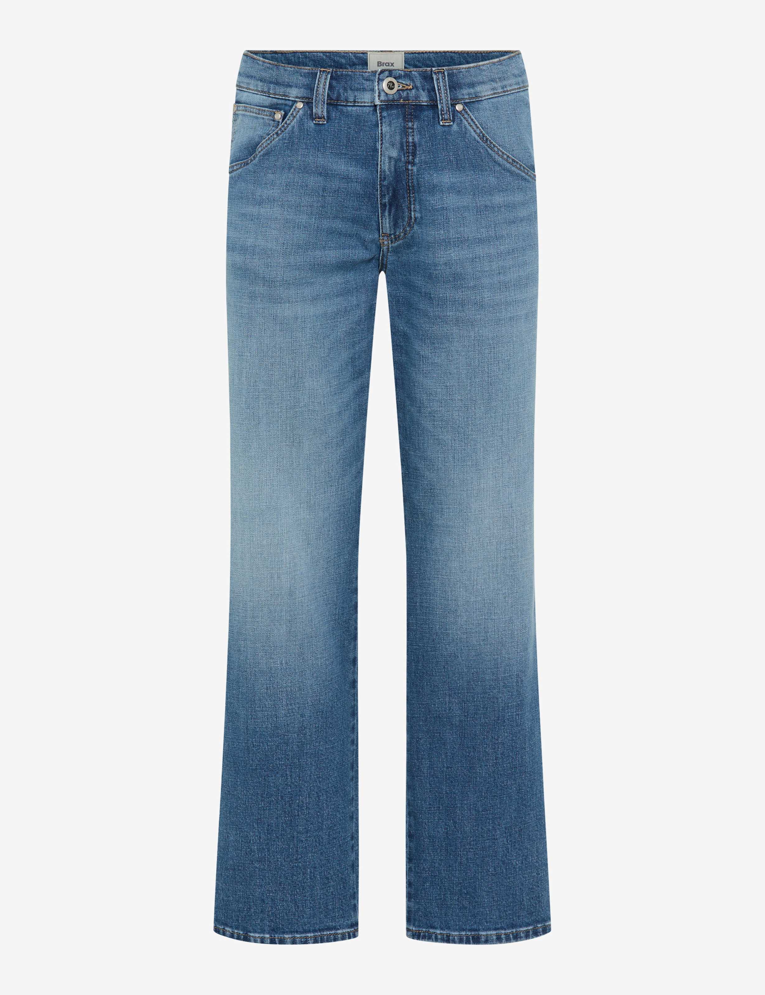 Heren Style COLE Denim Blauw Regular Relaxed Fit Beeld voorkant