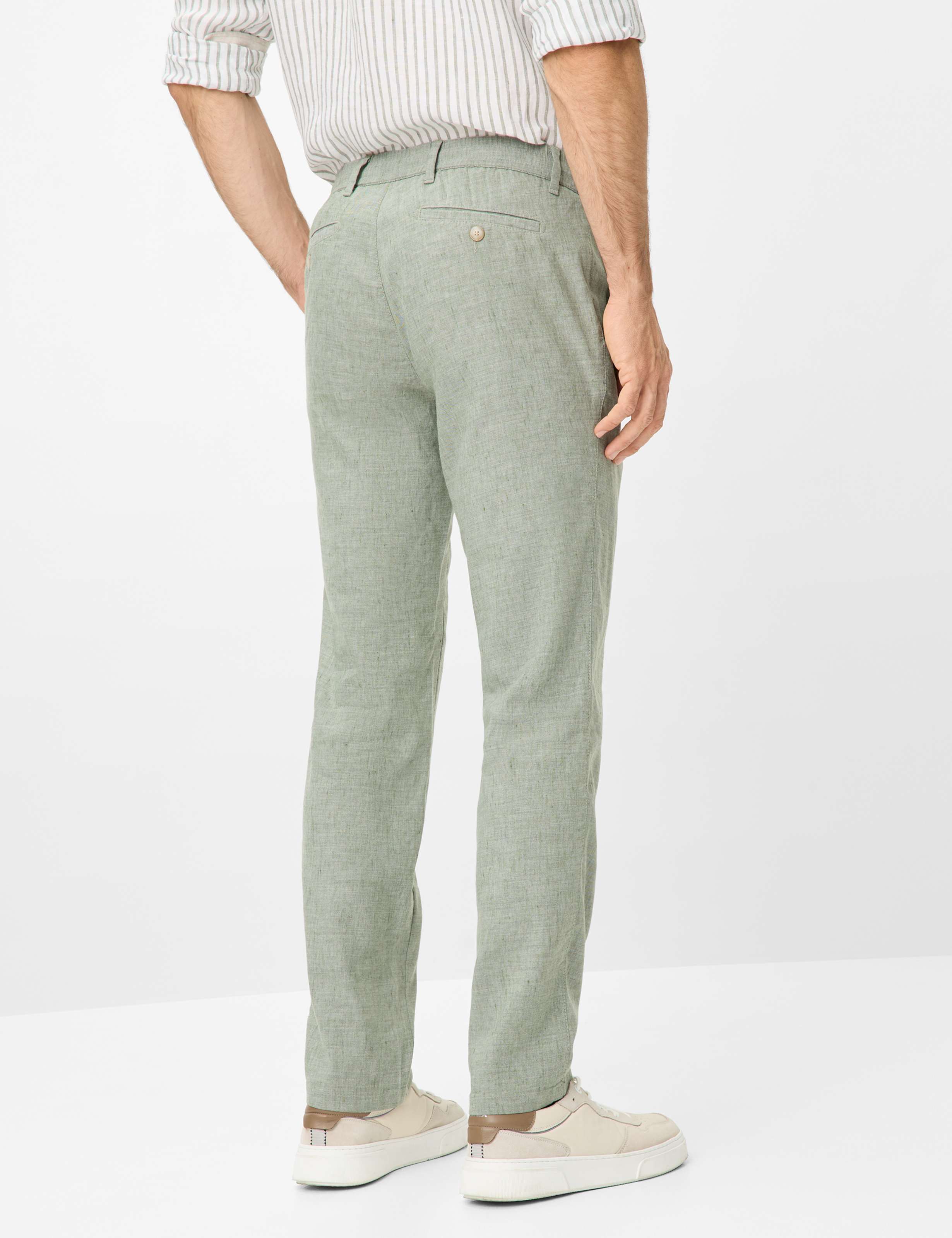 Thumbnail - Eurex by Brax Herren Flatfronthose Style TILL KHAKI, grün, Gr. 295U