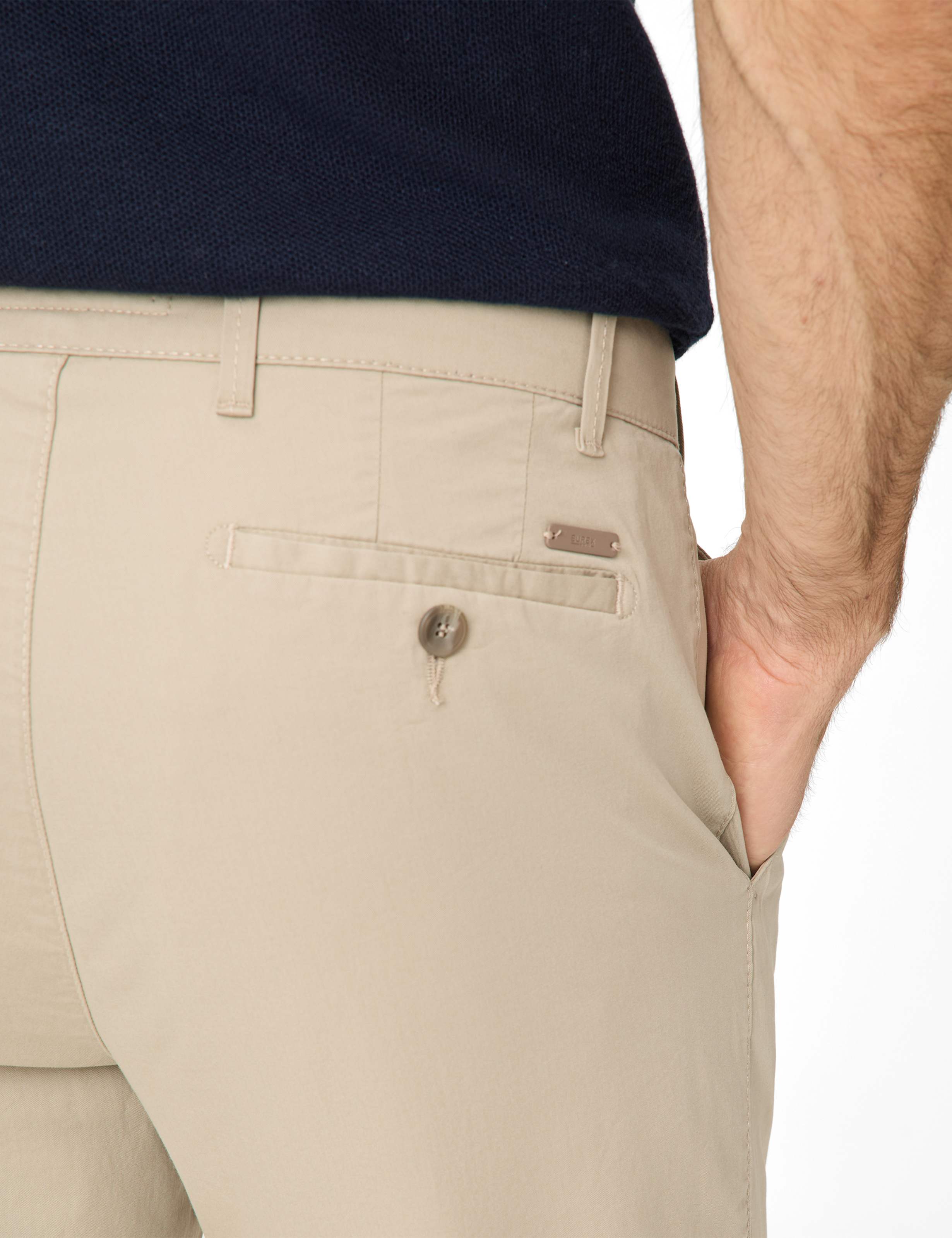 Herren Style LUIS Beige Regular Fit Detail 2