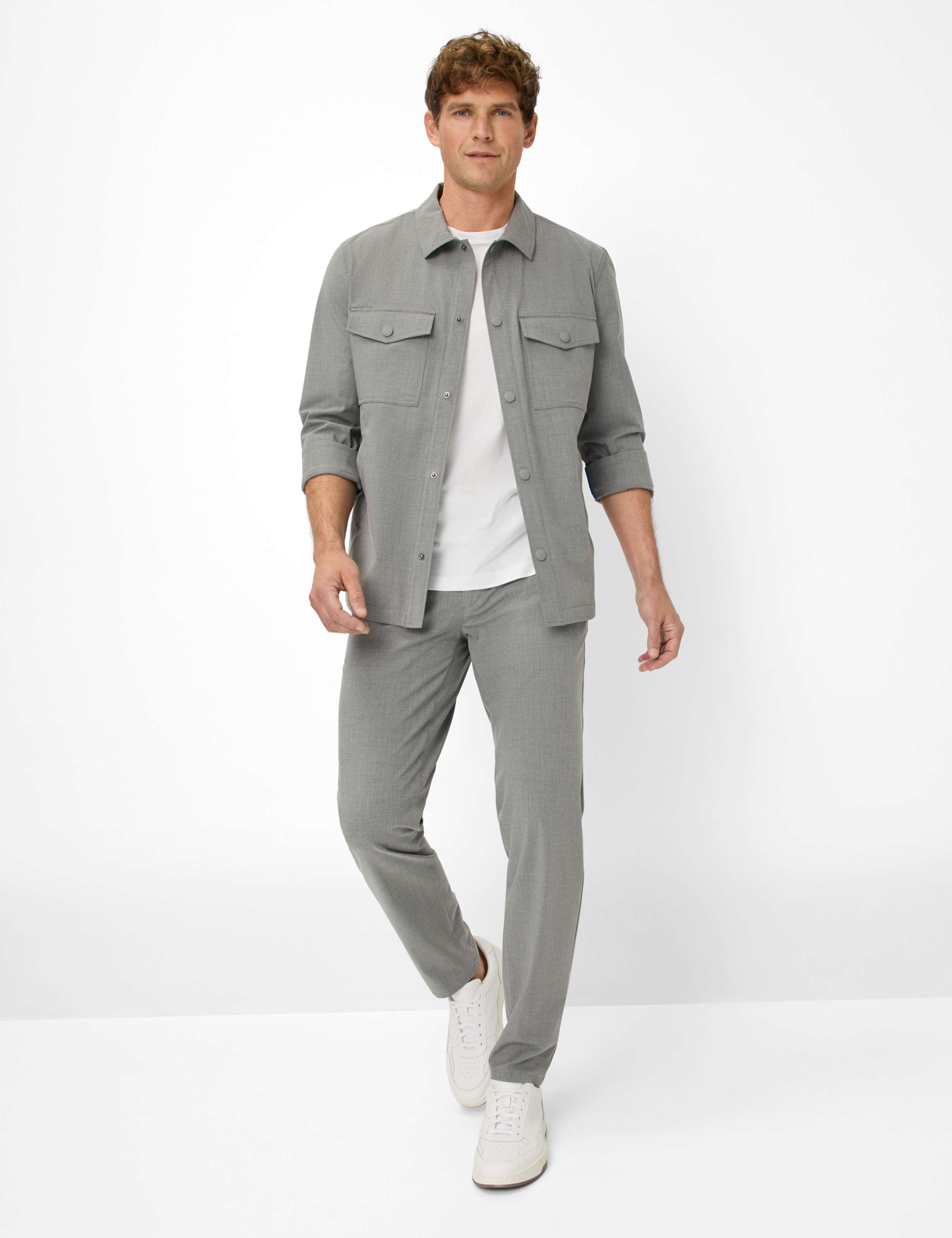 Herren Style TED Weiß  Model Outfit