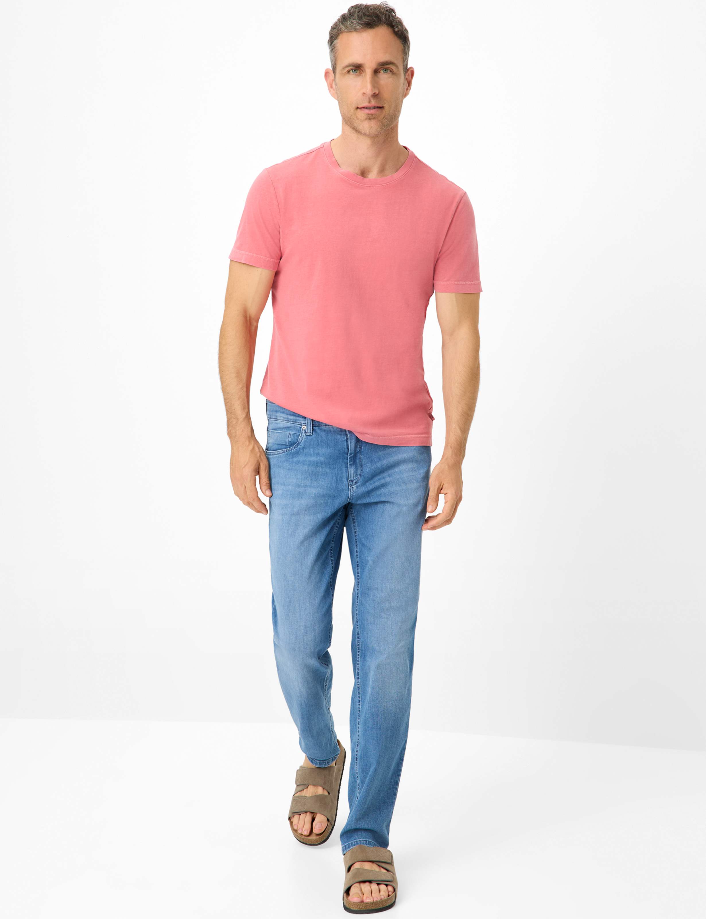 Homme Style LASSE Denim Bleu Regular Fit Tenue du mannequin