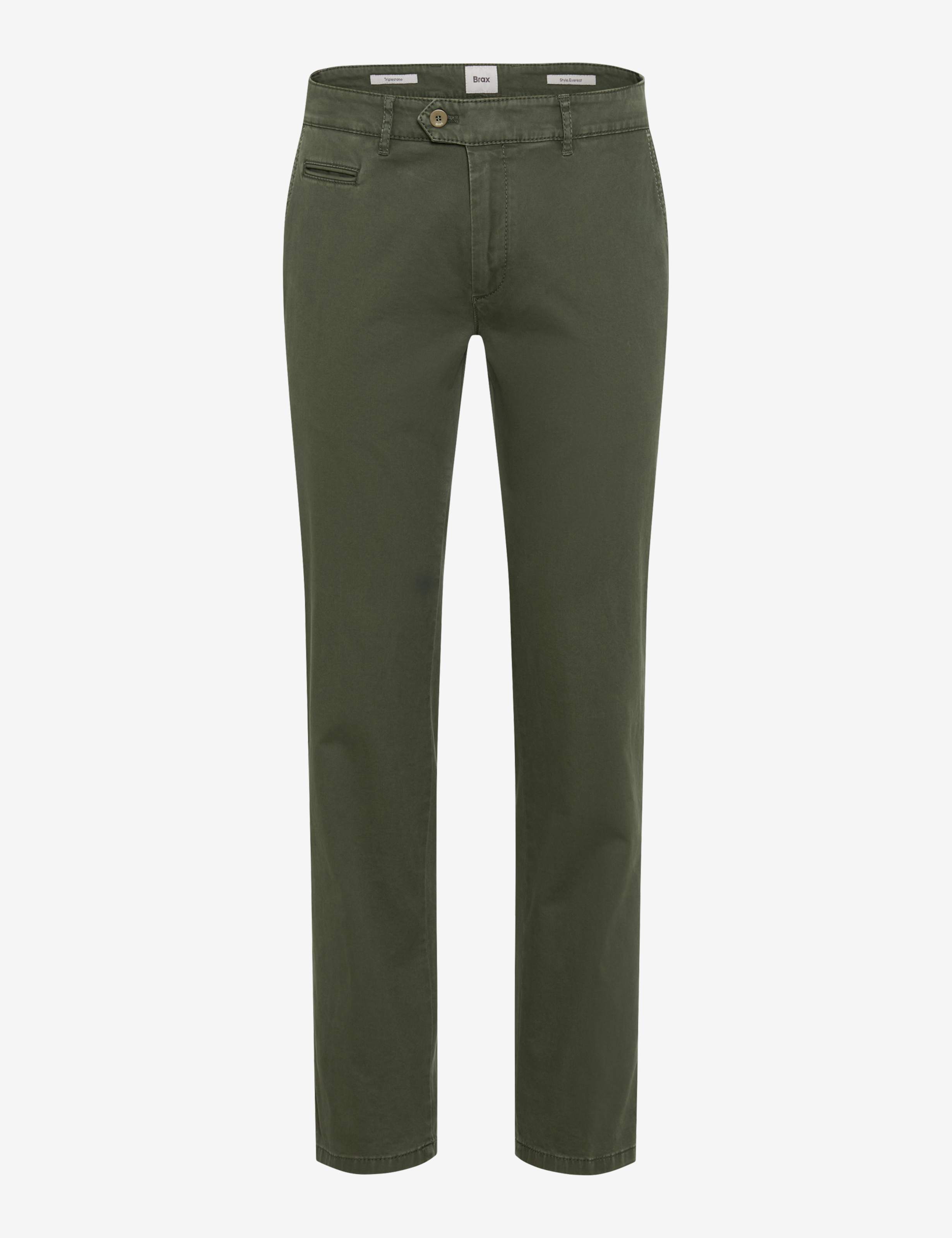 Men Style EVEREST Dark Green Regular Fit Stand-alone front view