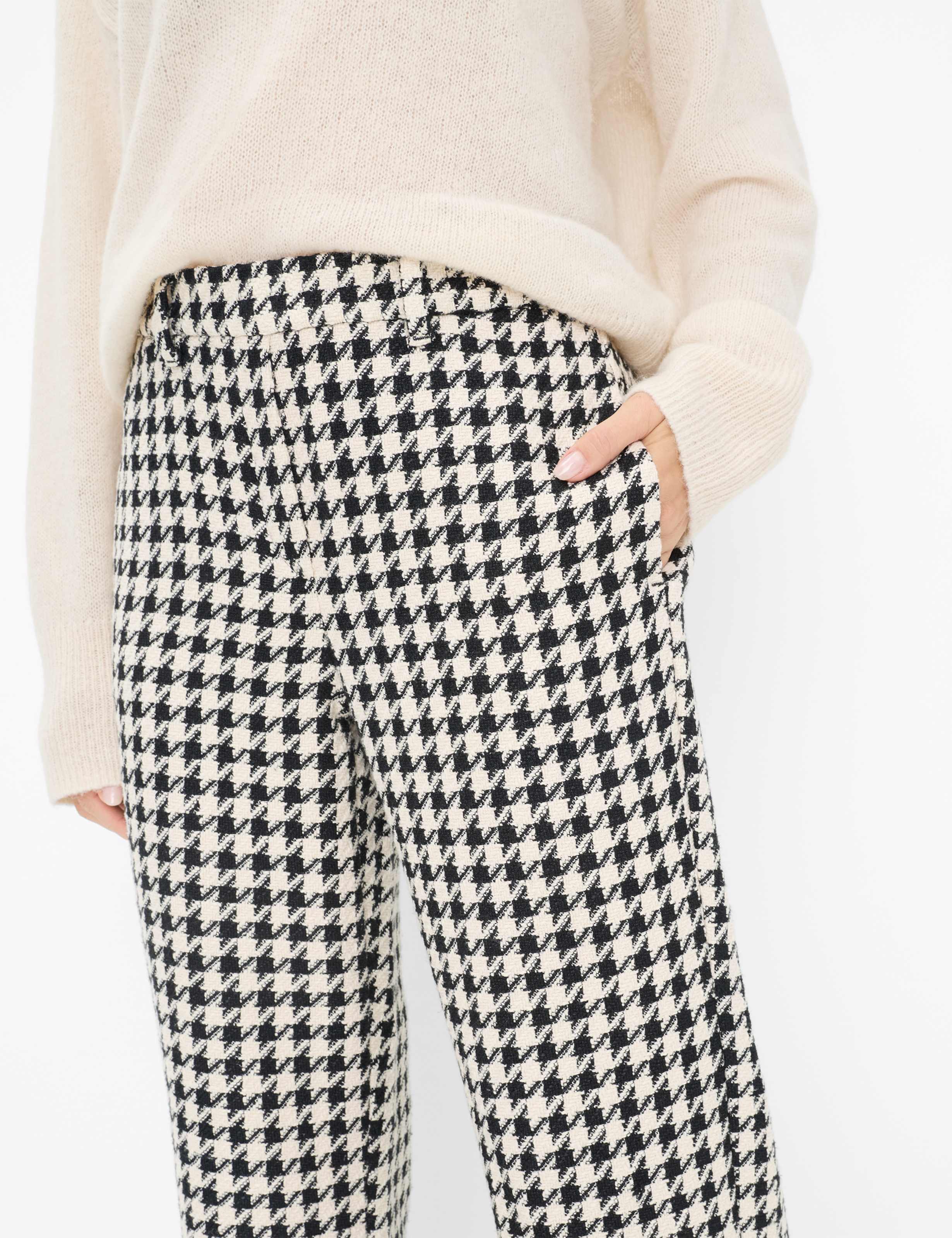 Dames Style MAINE Zwart Wide Leg Detail 2