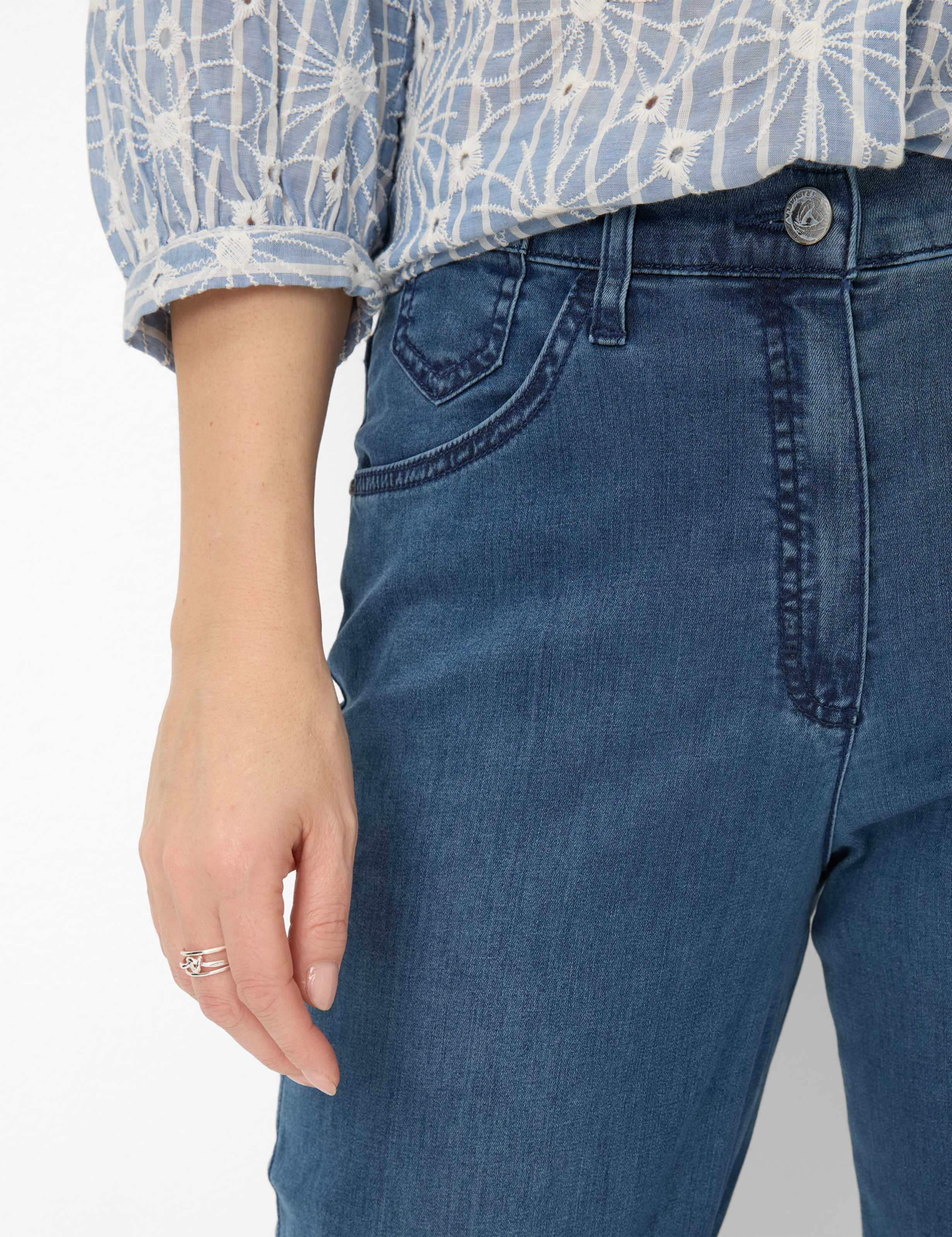 Damen Style CORRY Denim Blau Comfort Plus Fit Detail 2