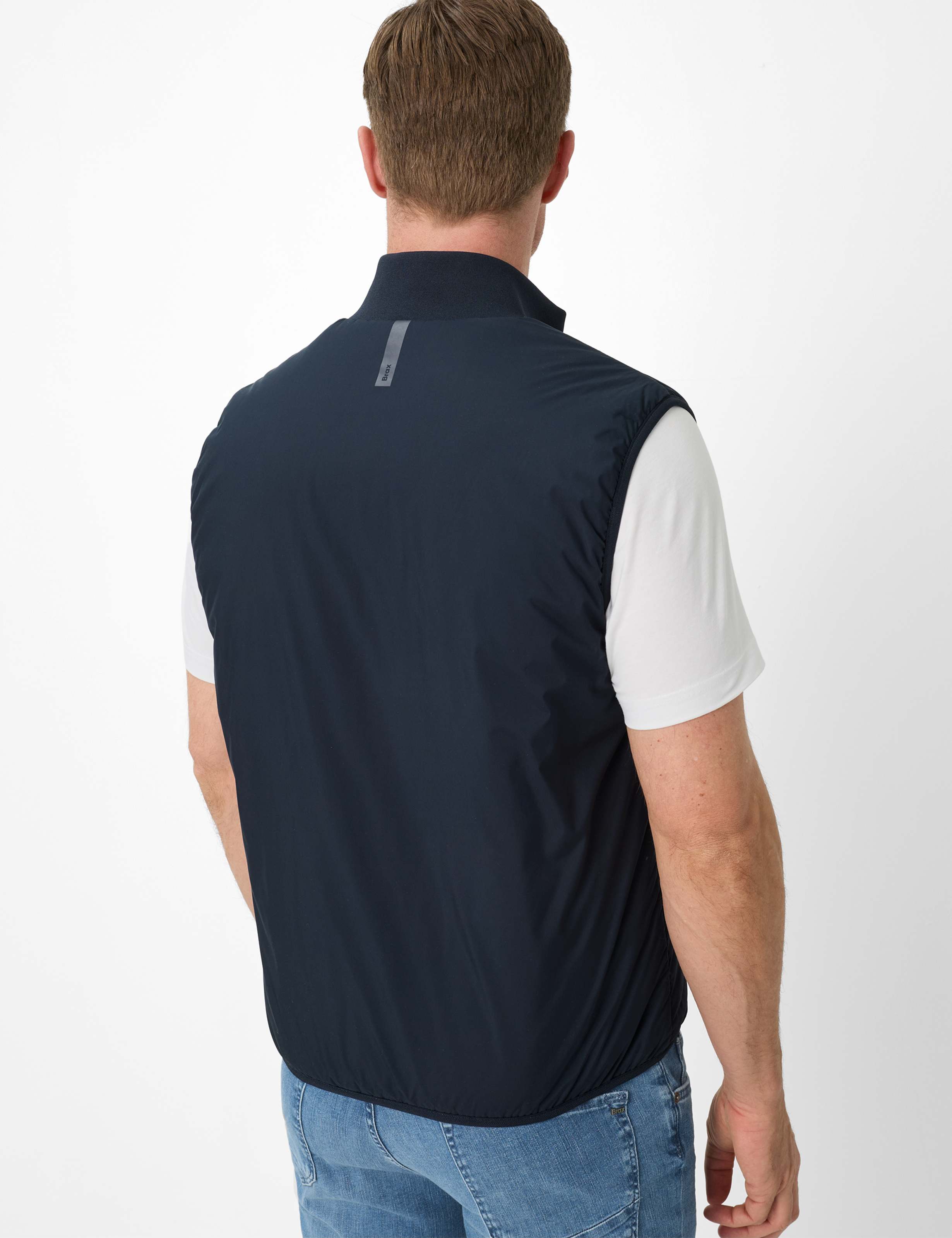 Thumbnail - Brax Herren Weste Style LIAM navy, dunkelblau, Gr. XXL