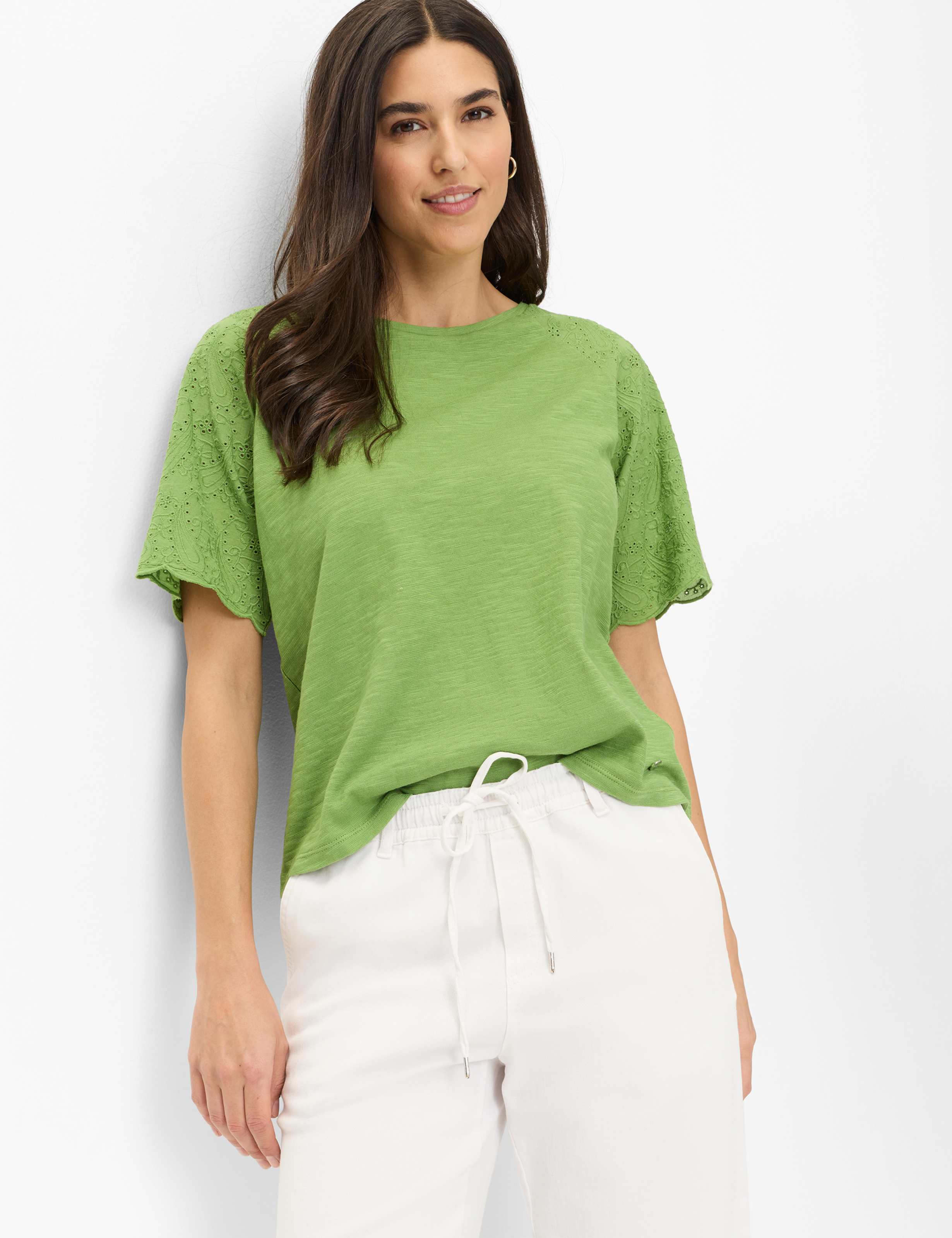 Damen Style MAINE S Weiß Wide Leg Detail 1