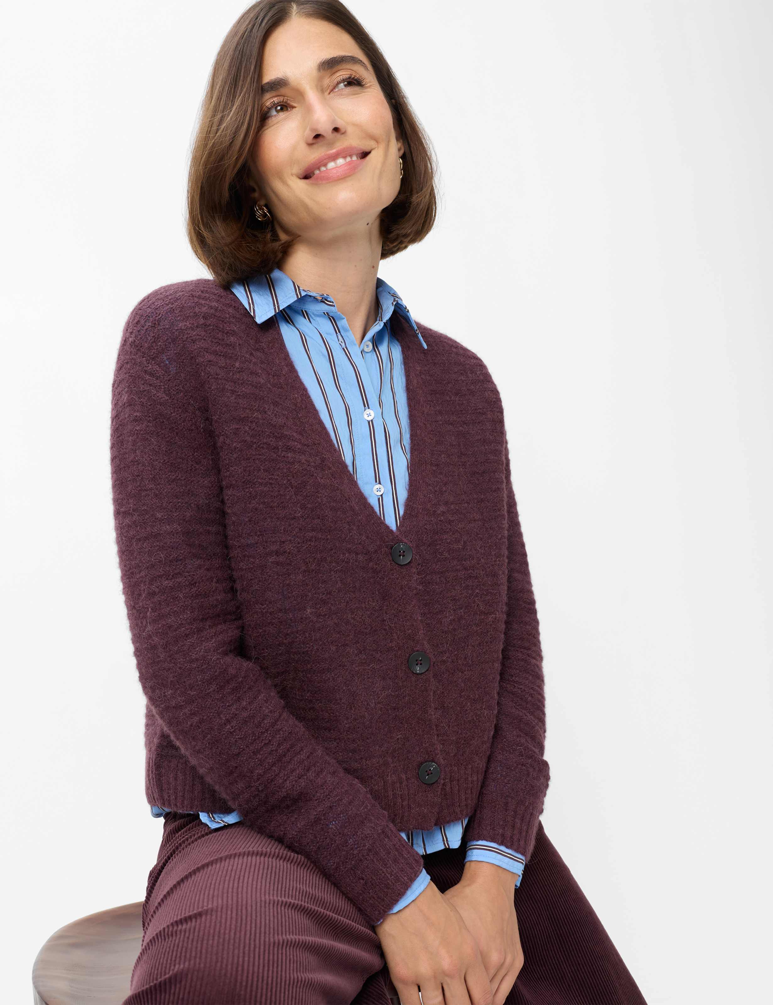 Dame Style ALICIA Mørk Lilla  Detalje 1