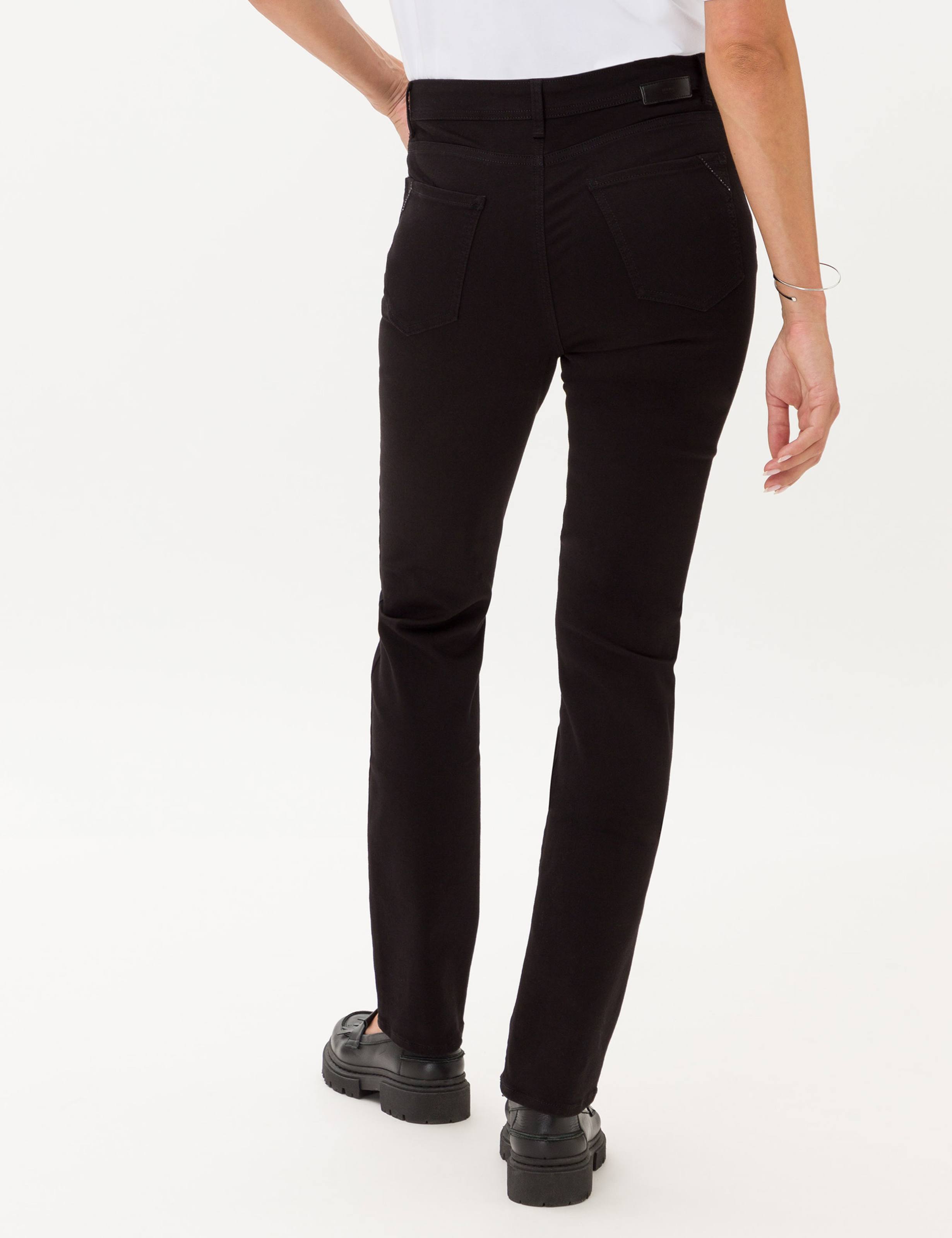 Damen Style MARY Denim Perma Schwarz Regular Fit Model Rueck