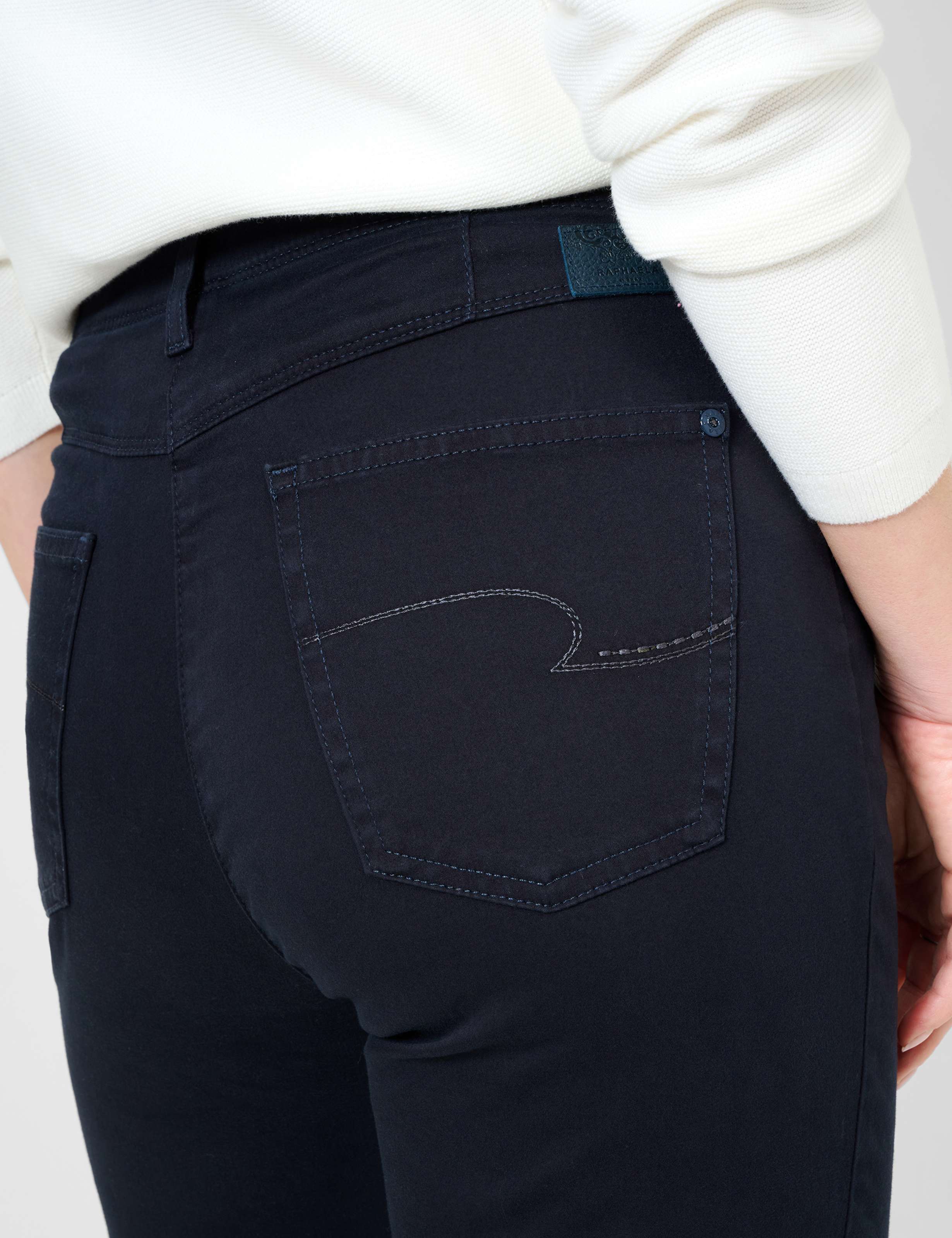 Damen Style LAURA NEW Dunkelblau Super Slim Fit Detail 2