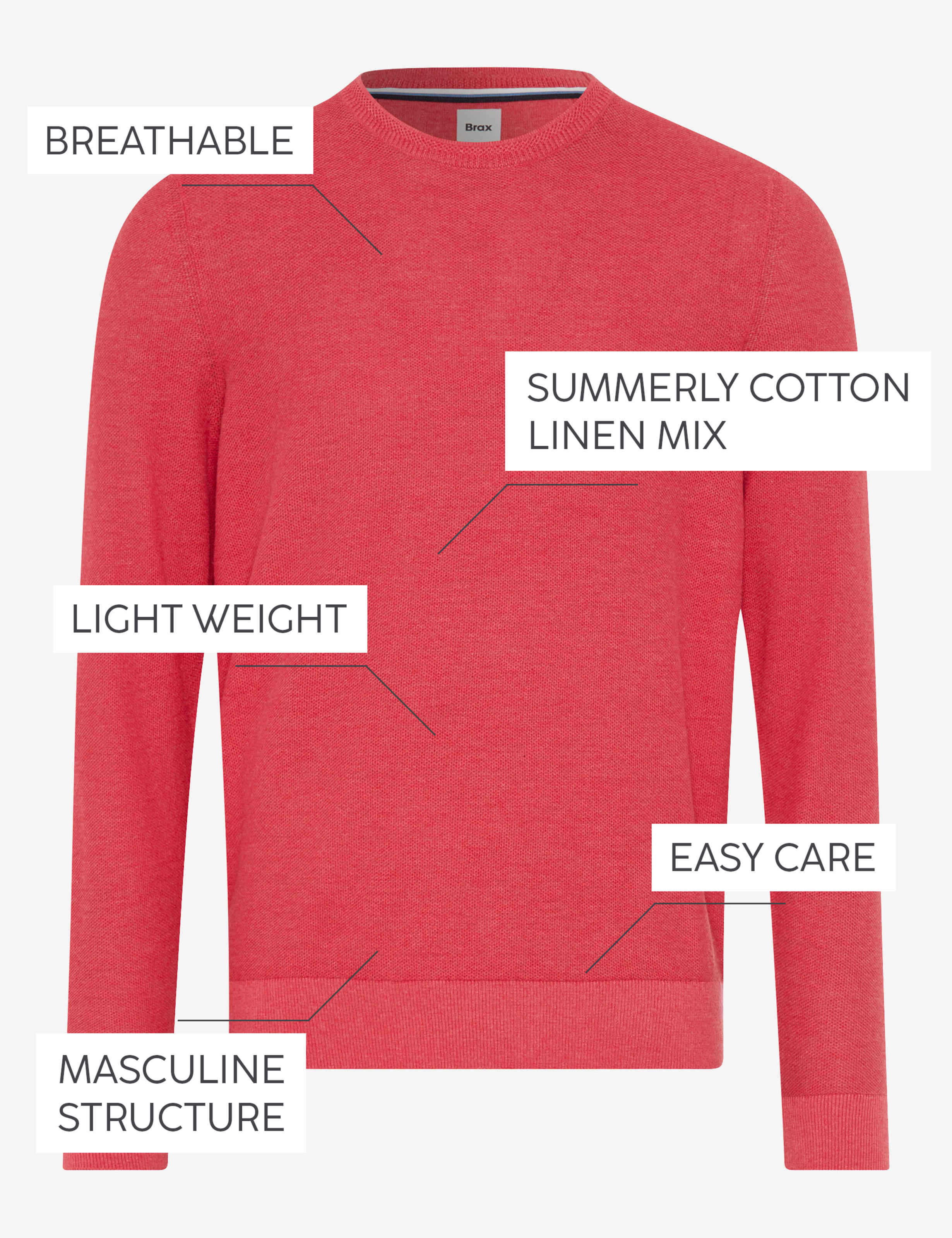 Men Style RICK Red  Stand-alone front view