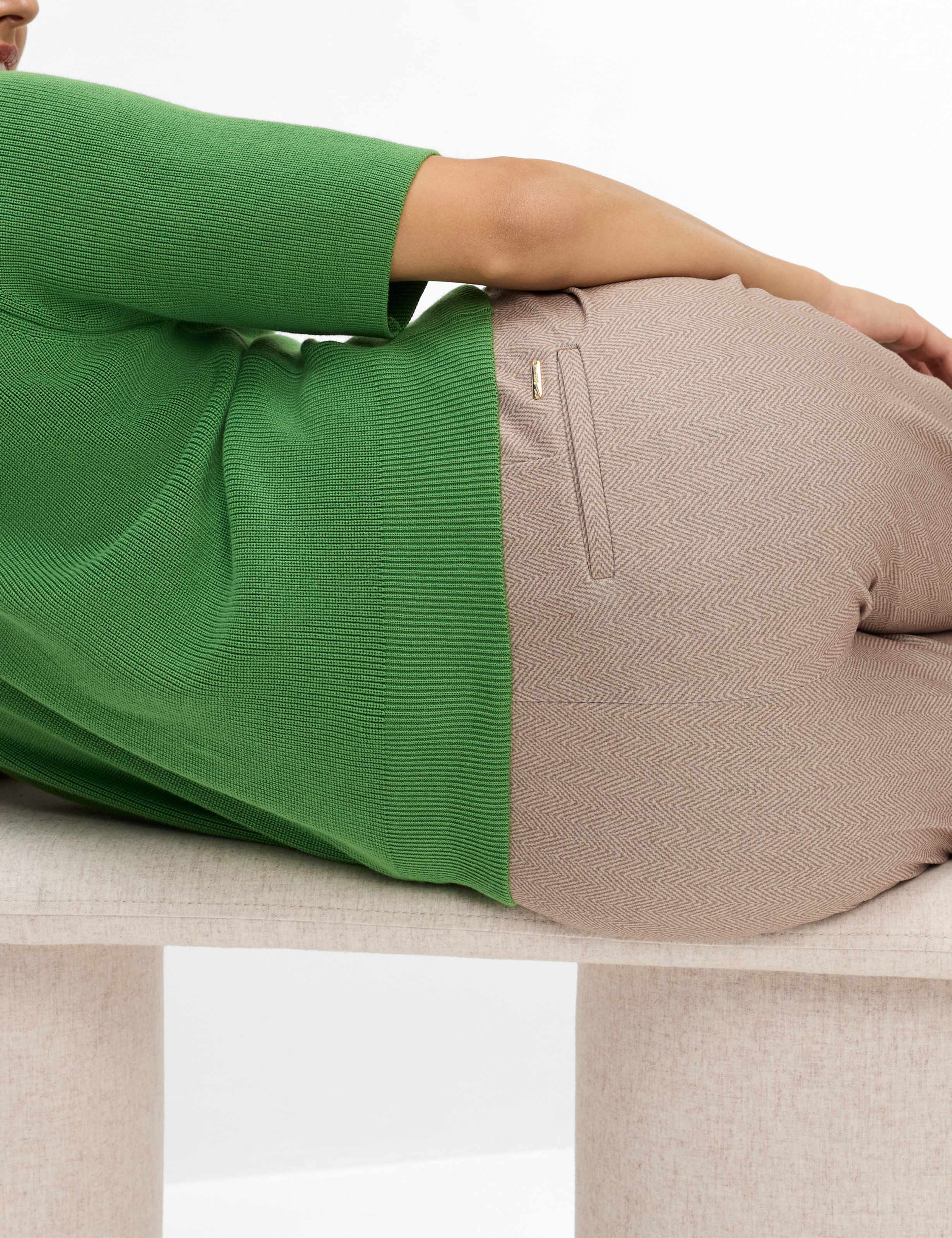 Femme Style MAINE Beige Wide Leg Détail 1