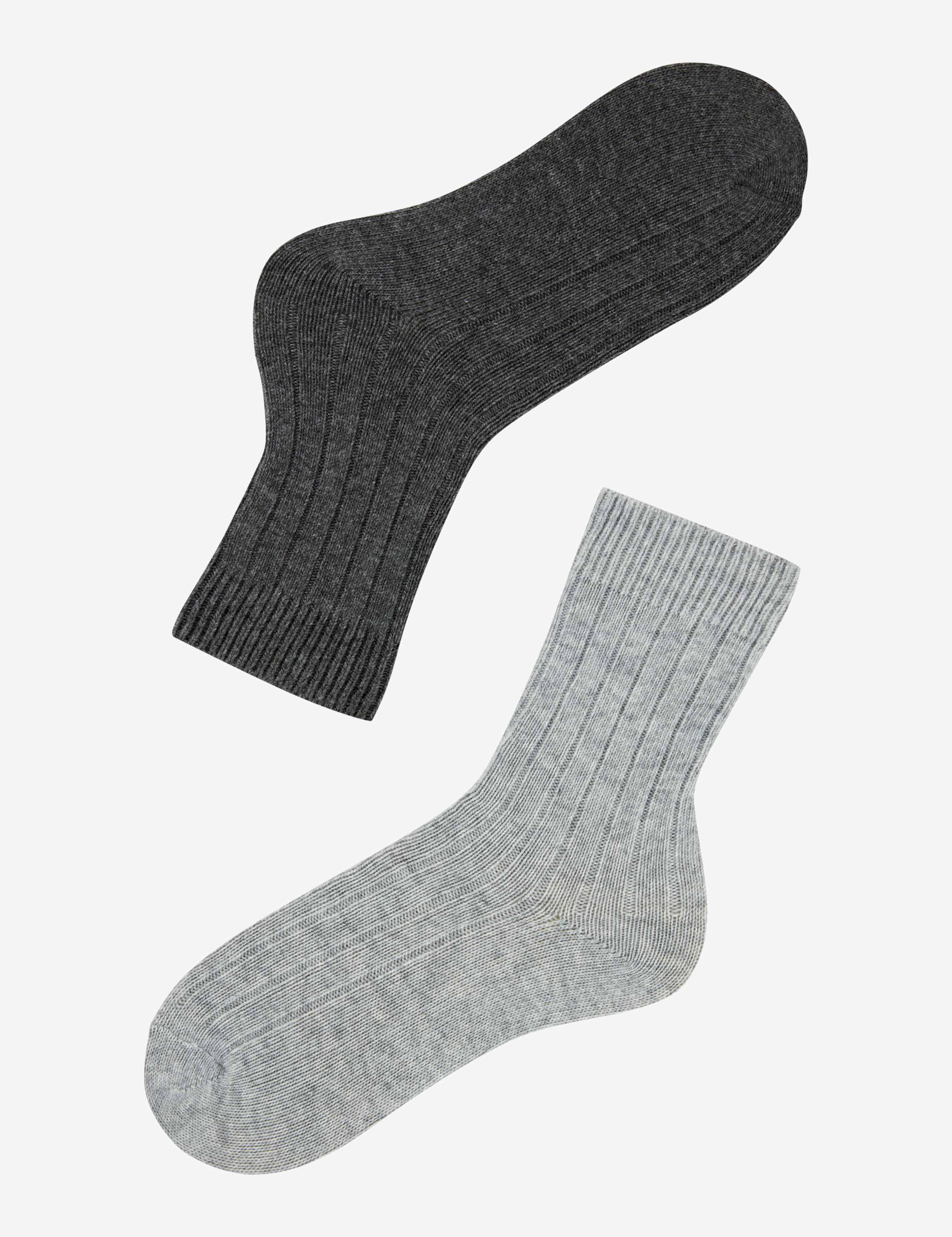 Homme Style CHAUSSETTES HOMMES Gris Clair  Détourage arrière