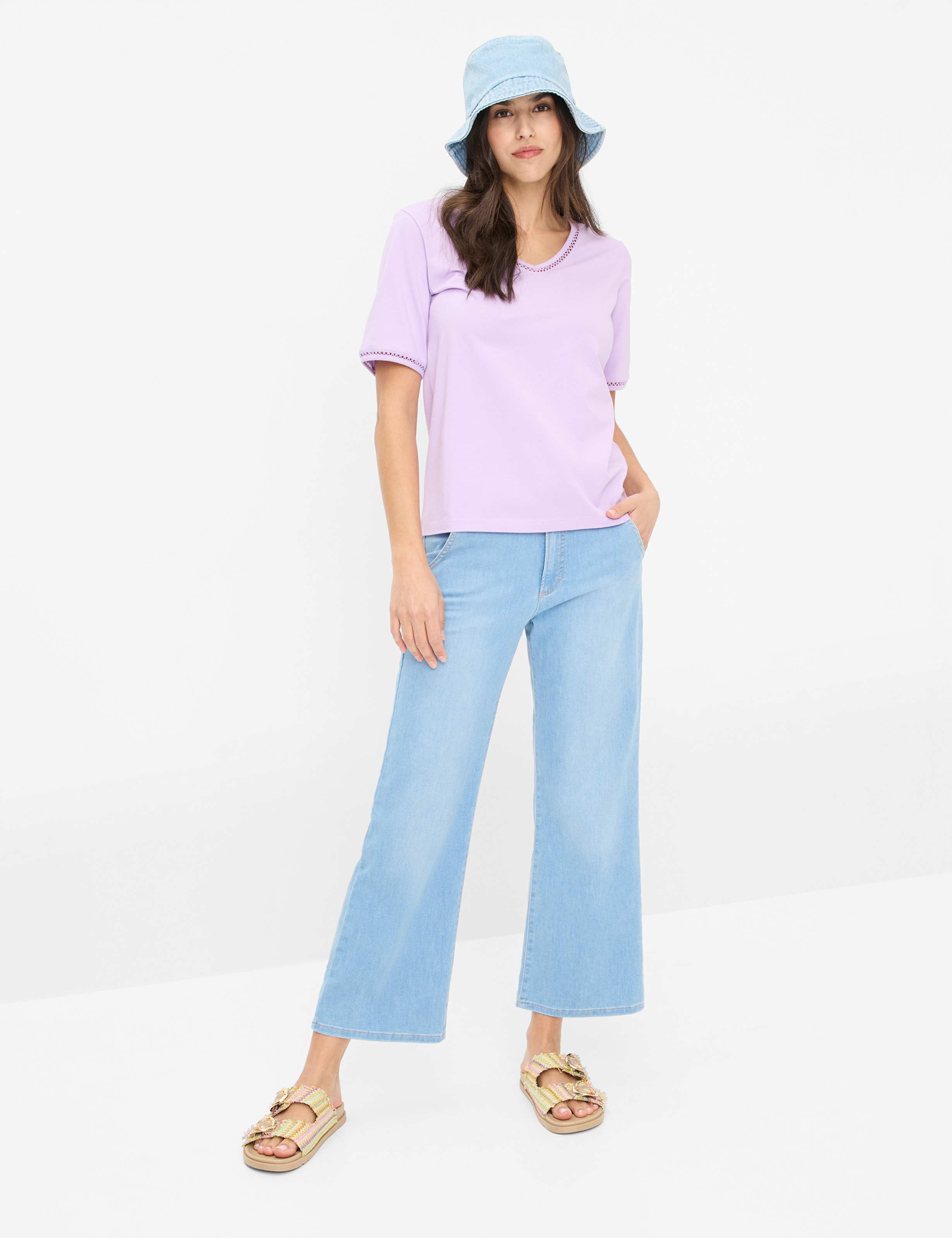 Women Style CARINA Purple - Lilac  Model Outfit