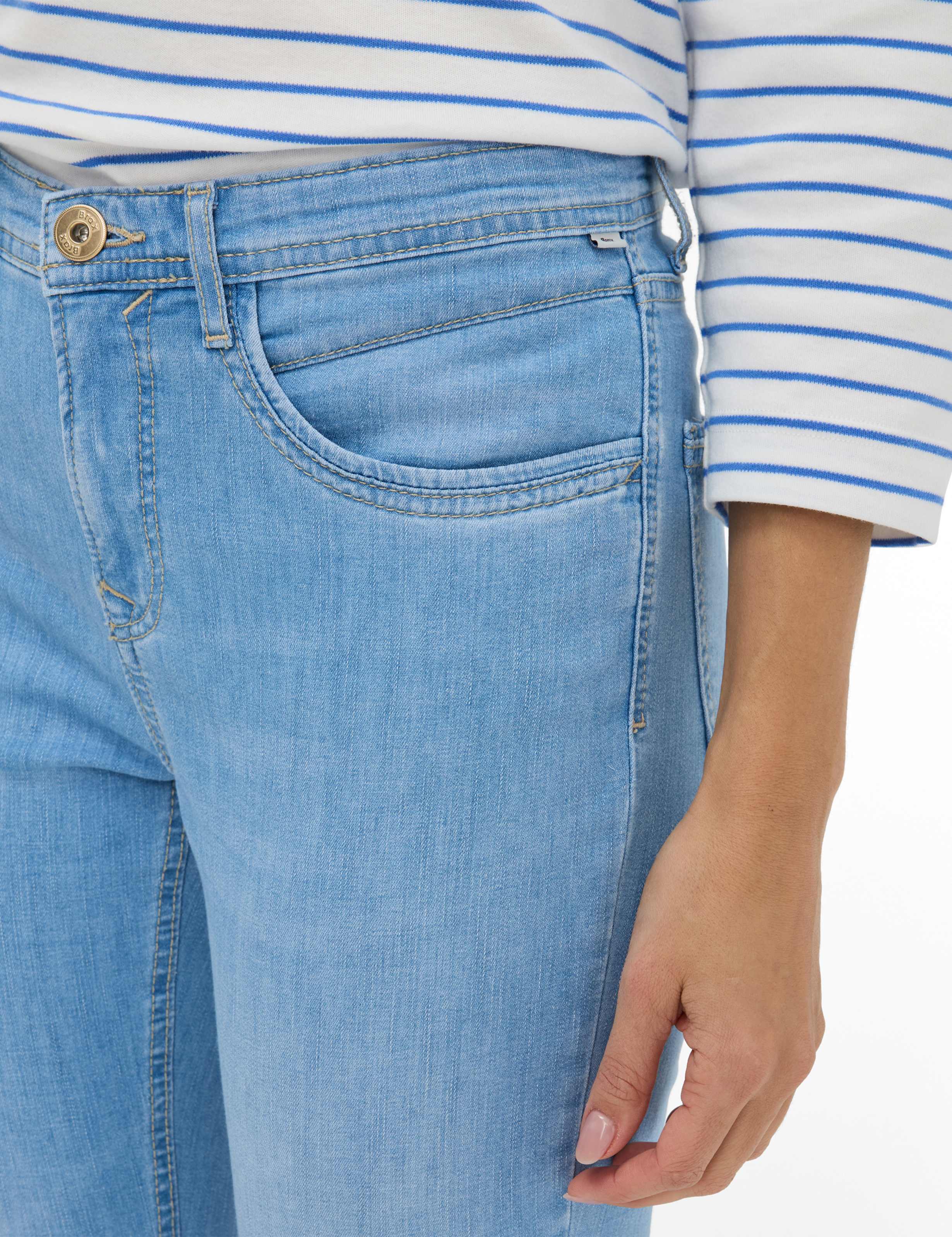 Damen Style CAROLA Denim Hellblau Feminine Fit Detail 2