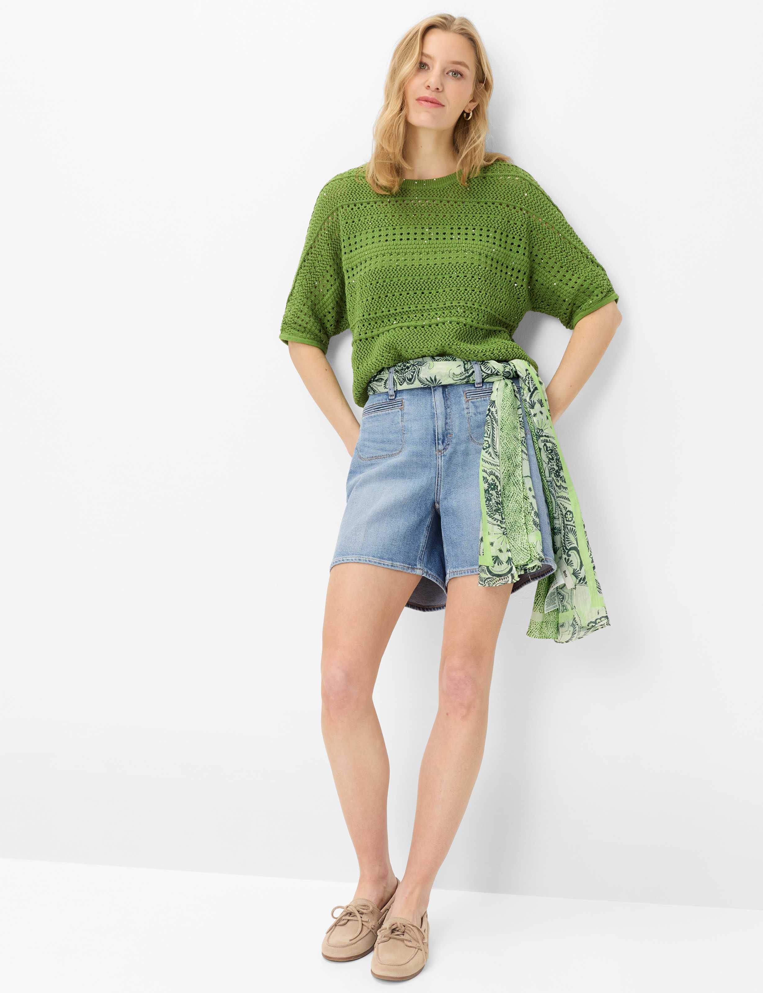 Damen Style EMMA Grün  Model Outfit