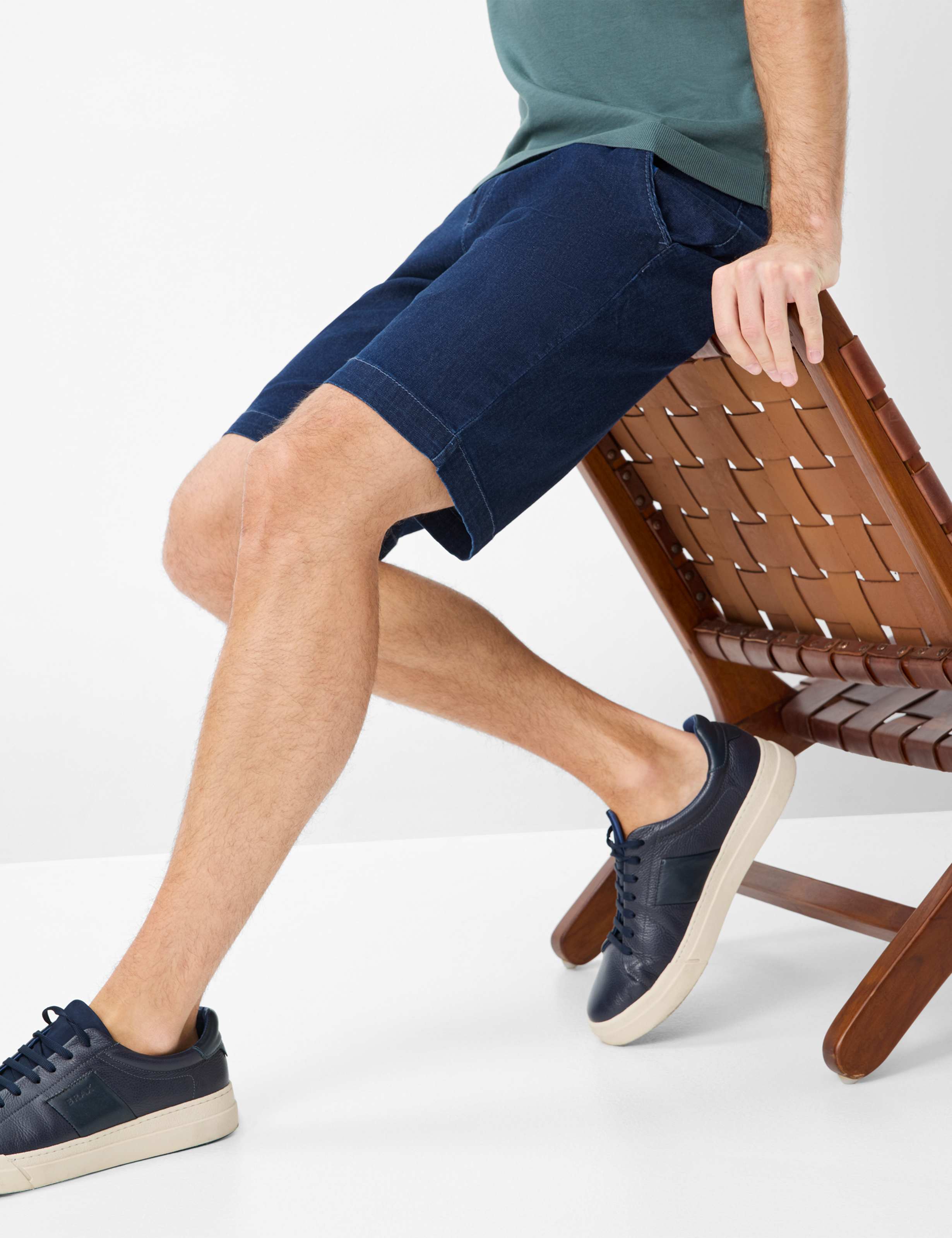 Herren Style BURT Denim Dunkelblau Regular Fit Detail 1