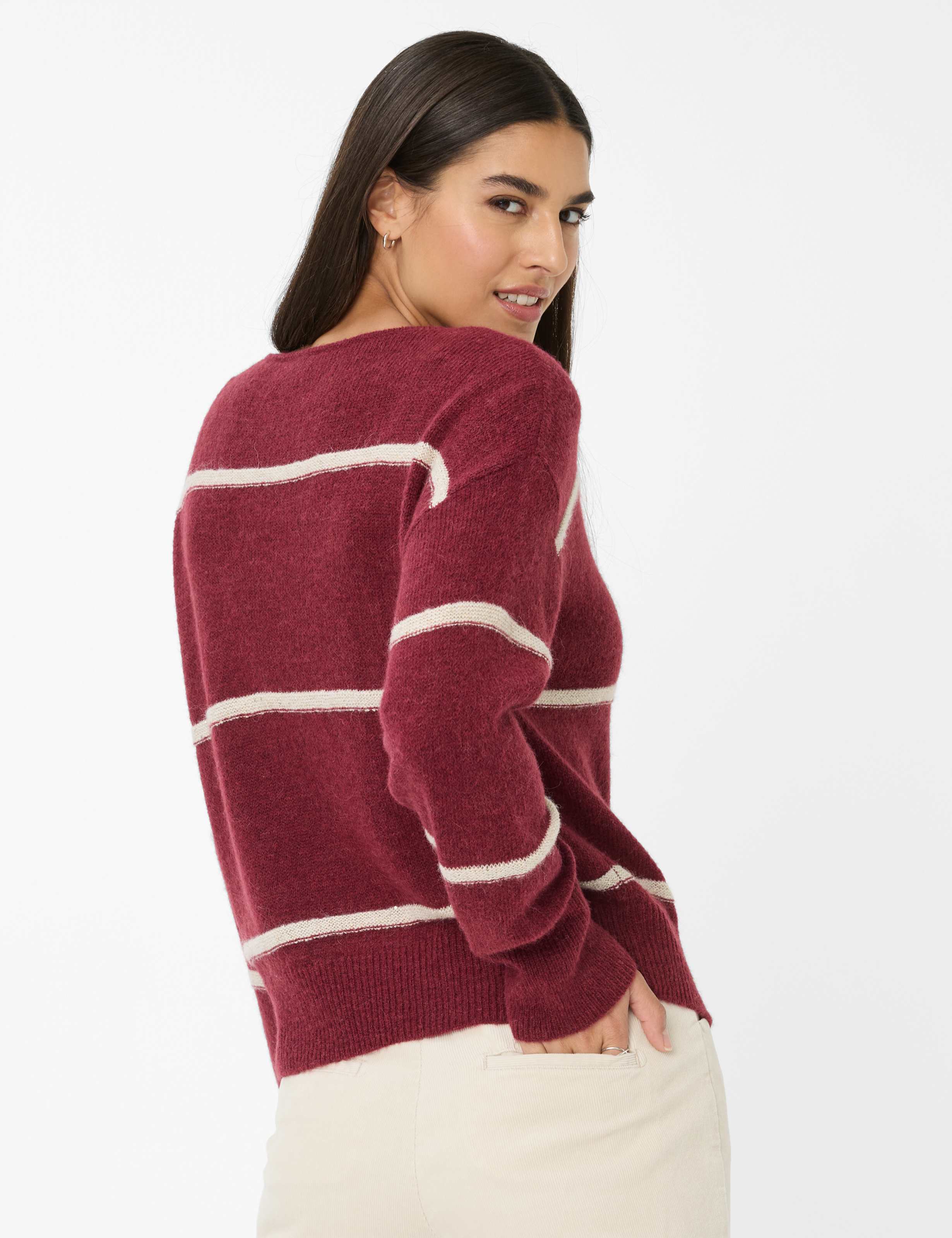 Damen Style LISA Cremeweiß  Model Rueck