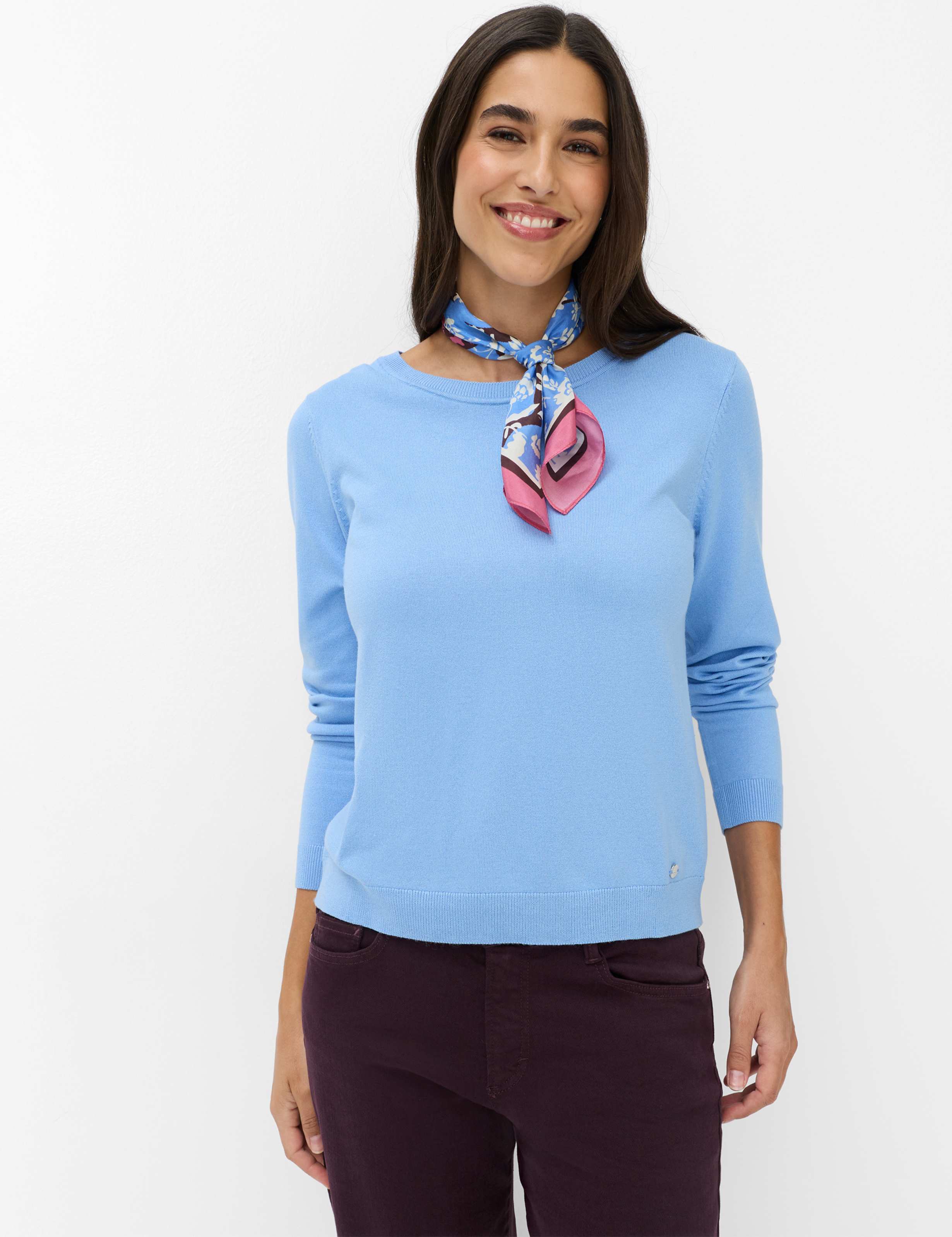 Damen Style LENI Blau  Model Front