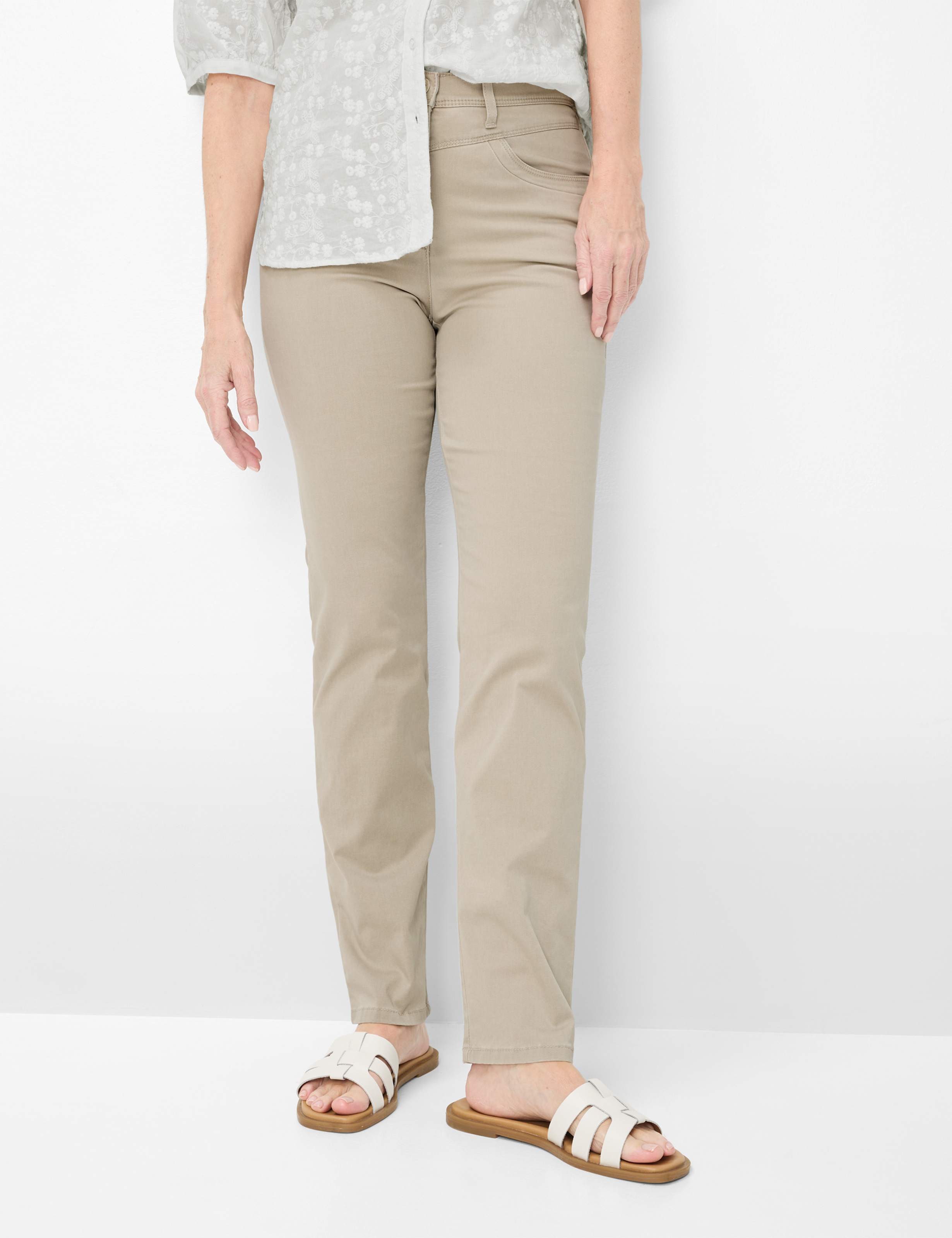 Thumbnail - Raphaela by Brax Damen Five-Pocket-Hose Style LAURA NEW SAND, hellbeige, Gr. 52