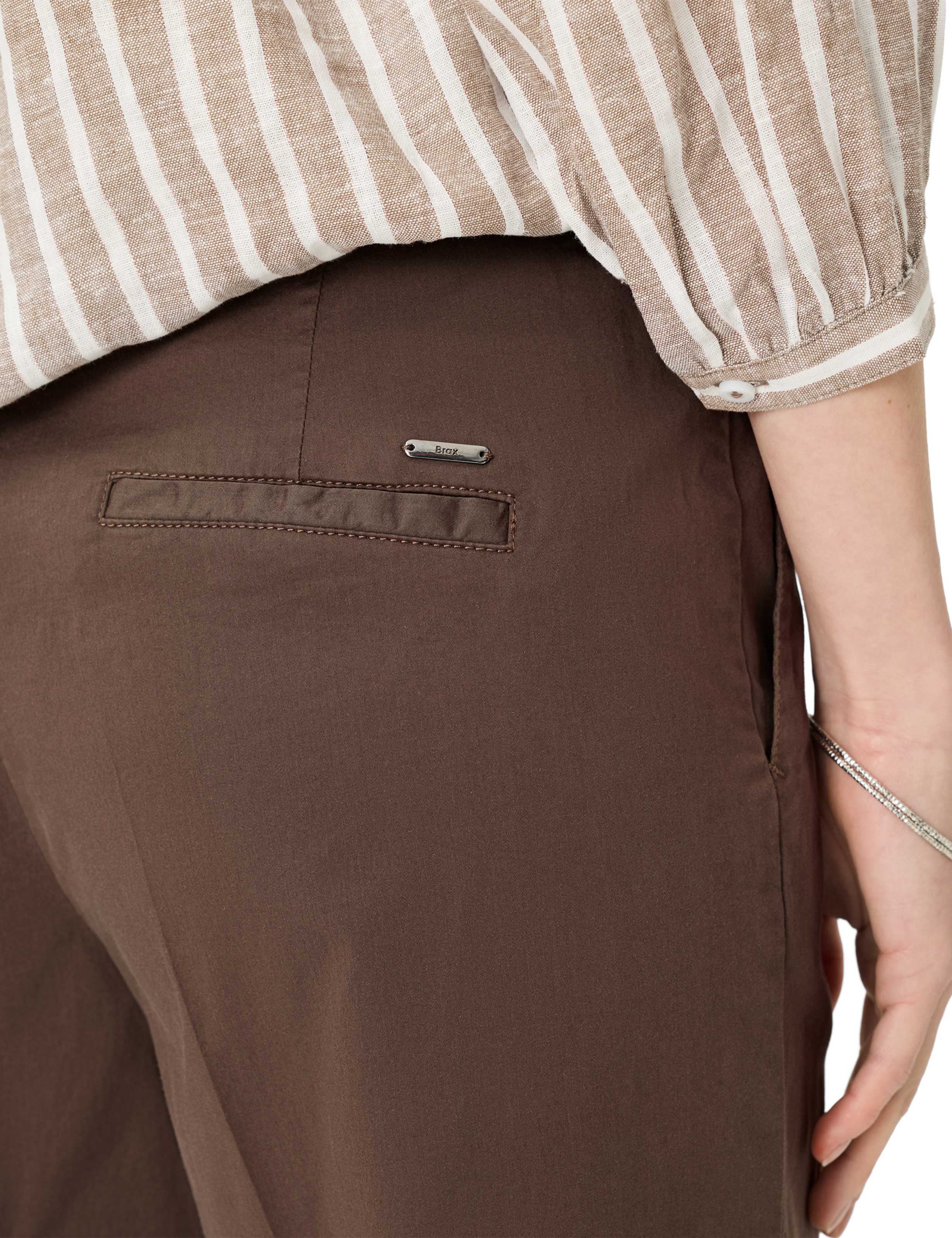 Women Style MAINE S Dark Brown Wide Leg Detail 2