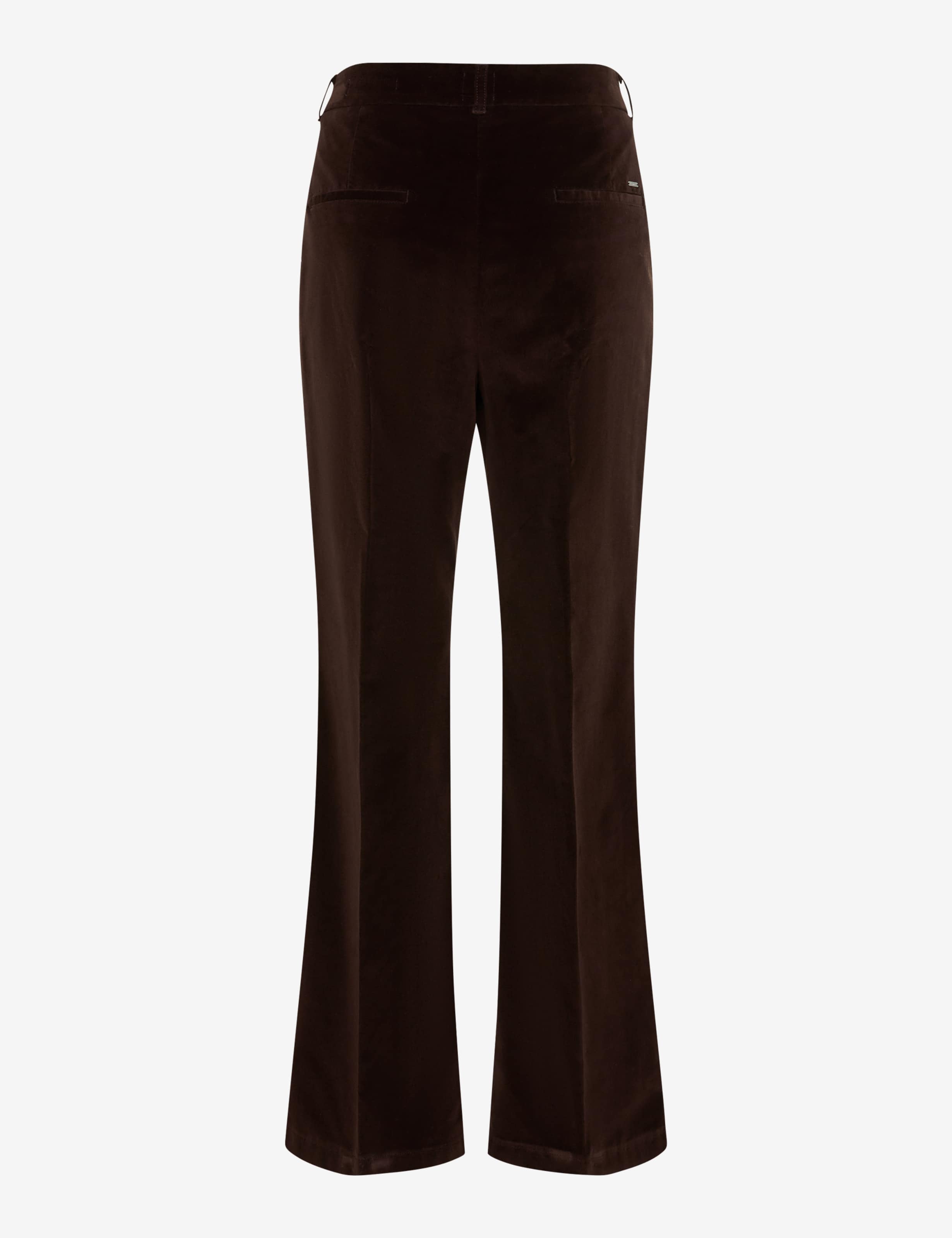 Damen Style MAINE Dunkelbraun Wide Leg Freisteller Rueck