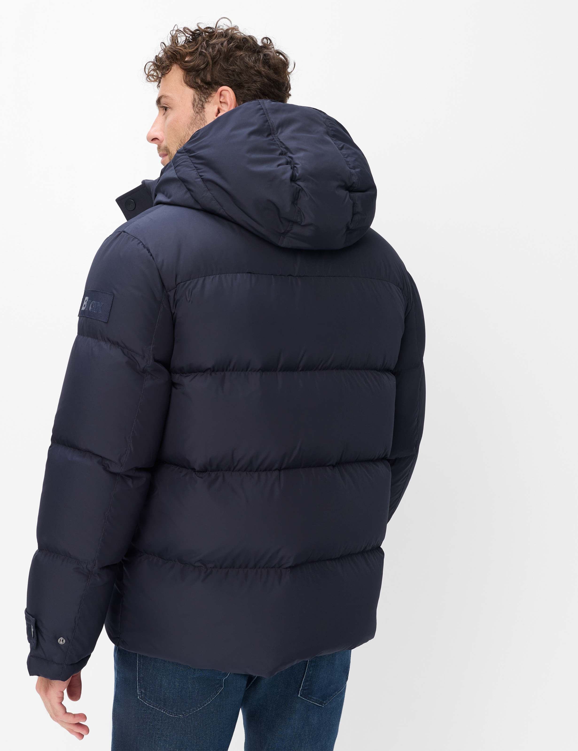Men Style SAM Dark Blue  Model back
