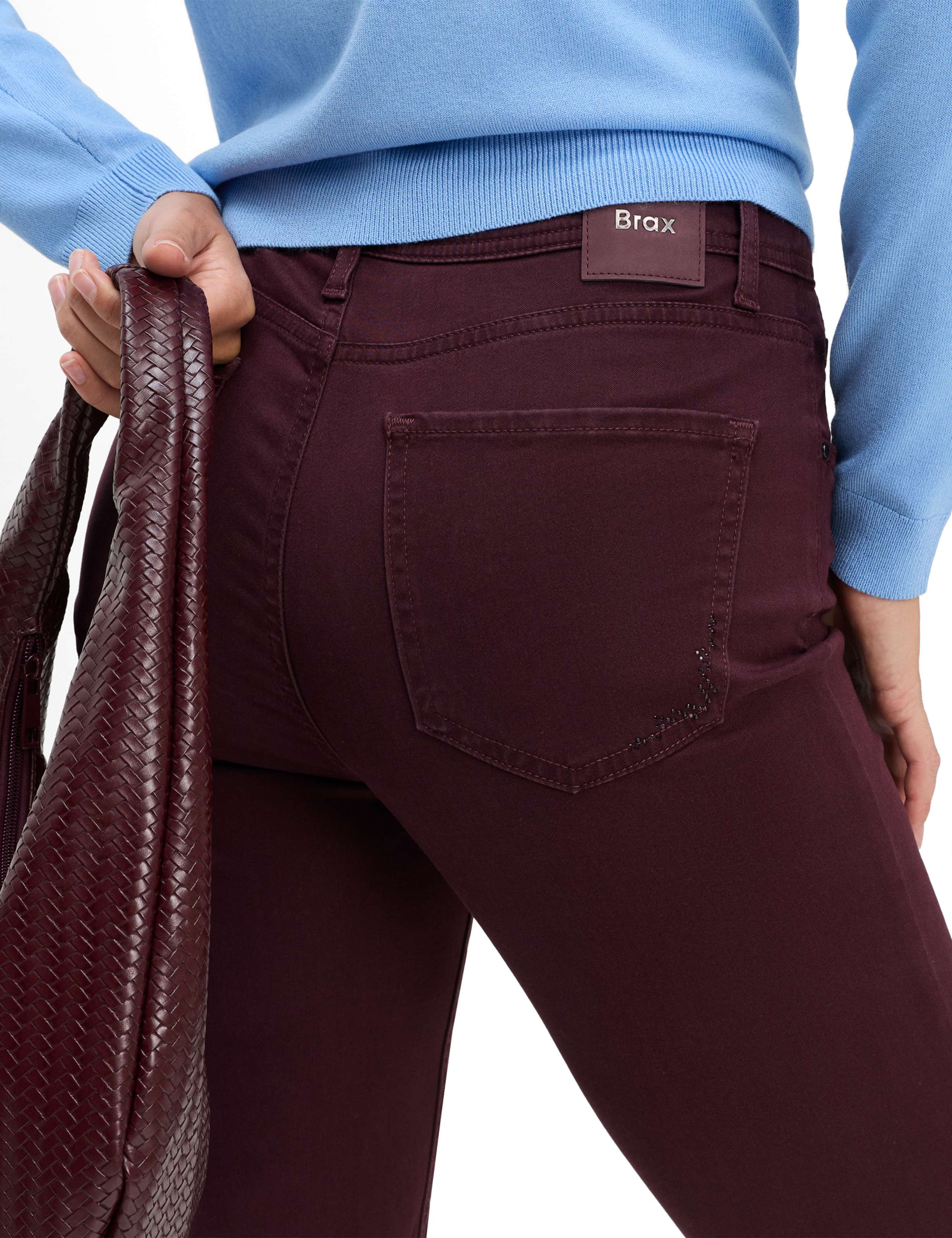 Femme Style CAROLA Violette Foncé Feminine Fit Détail 1