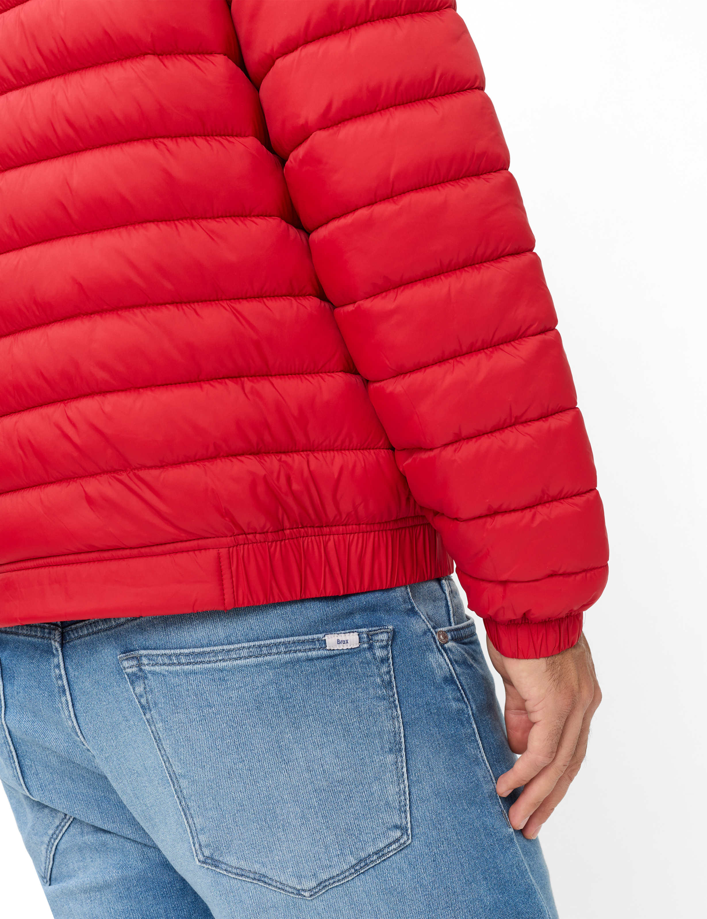Homme Style BRAD Rouge Foncé  Détail 2