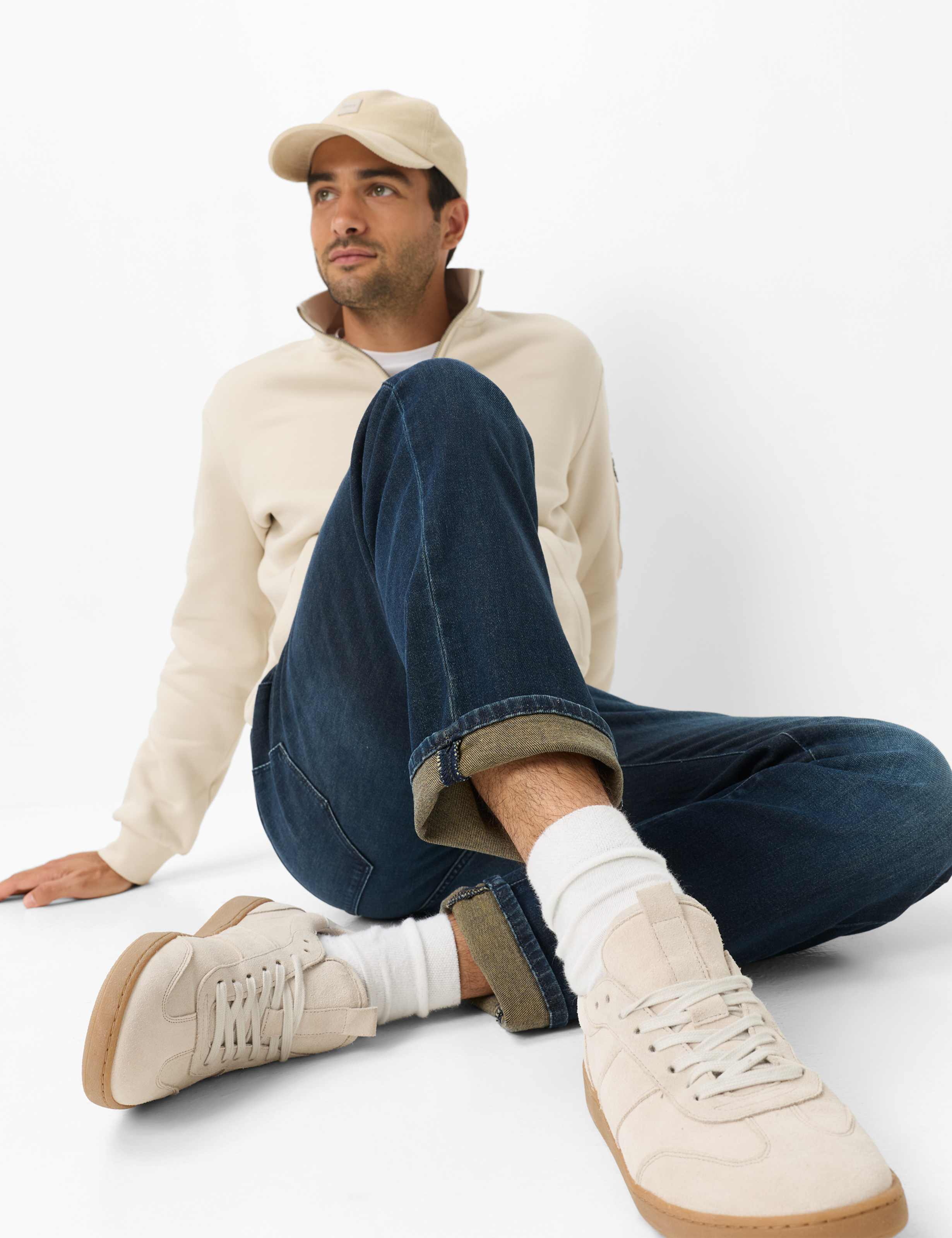 Homme Style CLINT Denim Bleu Relaxed Fit Détail 1
