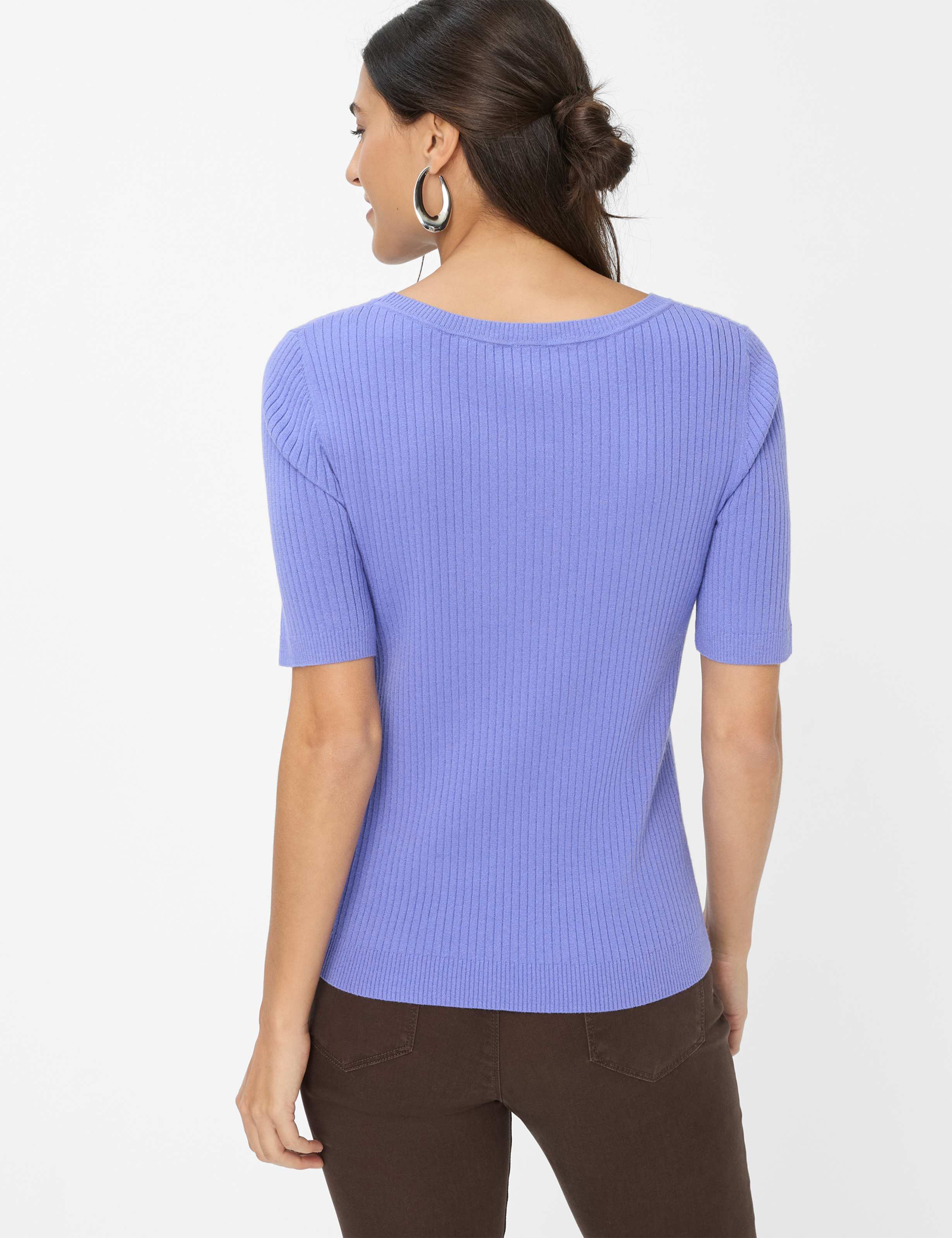 Dames Style LYNN Paars  Model achterkant
