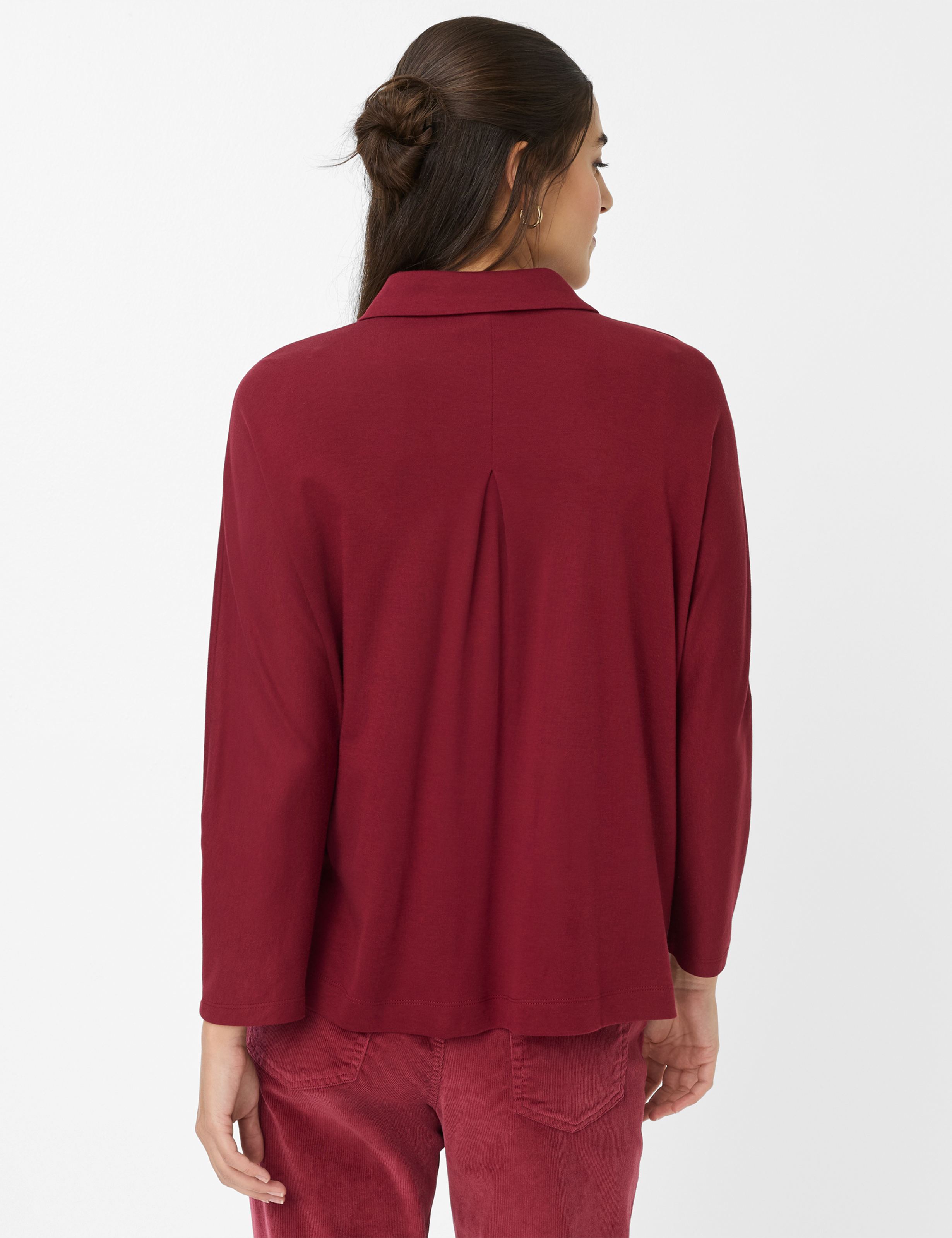 Thumbnail - Brax Damen Shirt Style CELIA M mulberry, dunkelrot, Gr. 36