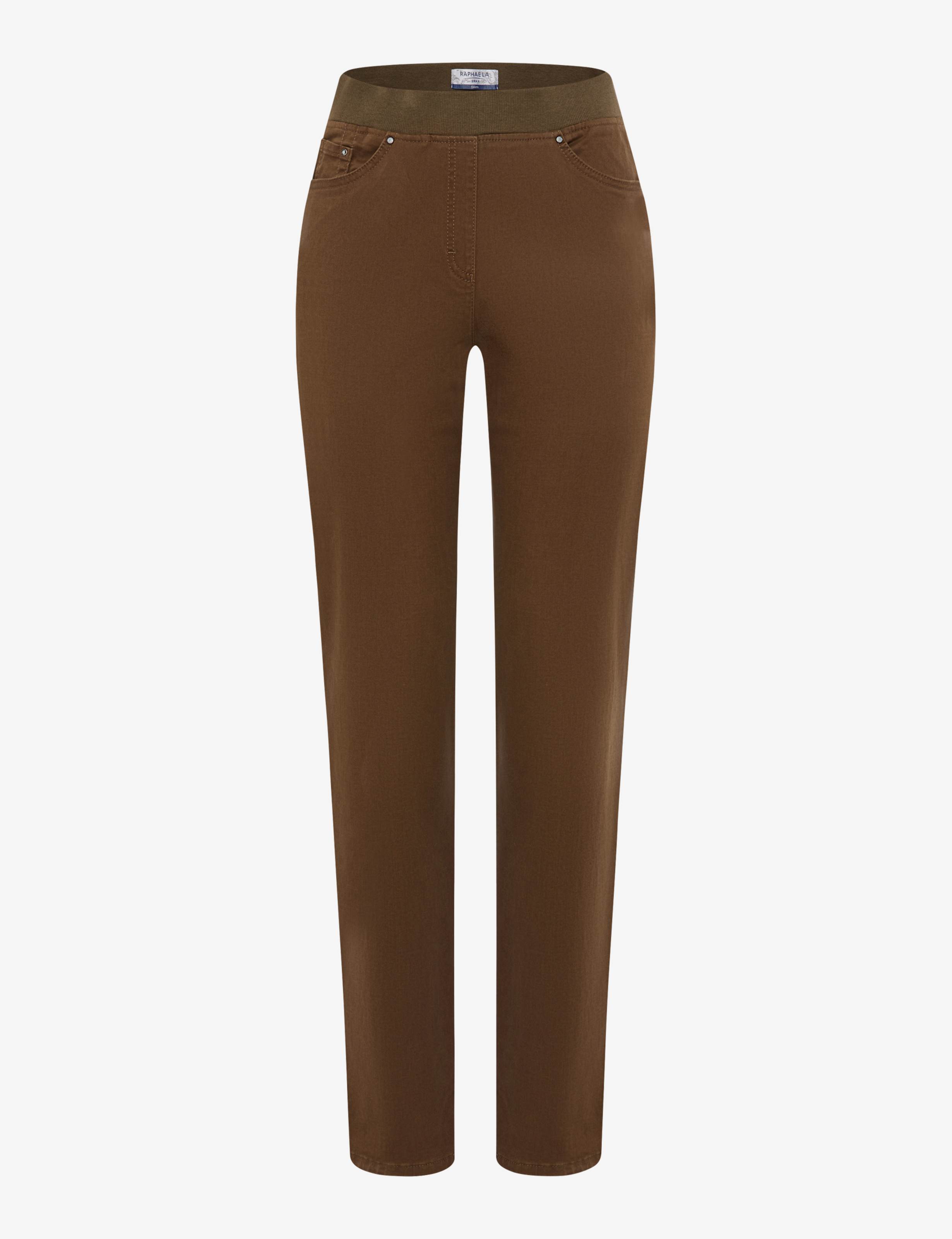 Femme Style PAMINA Marron Slim Fit Détourage avant