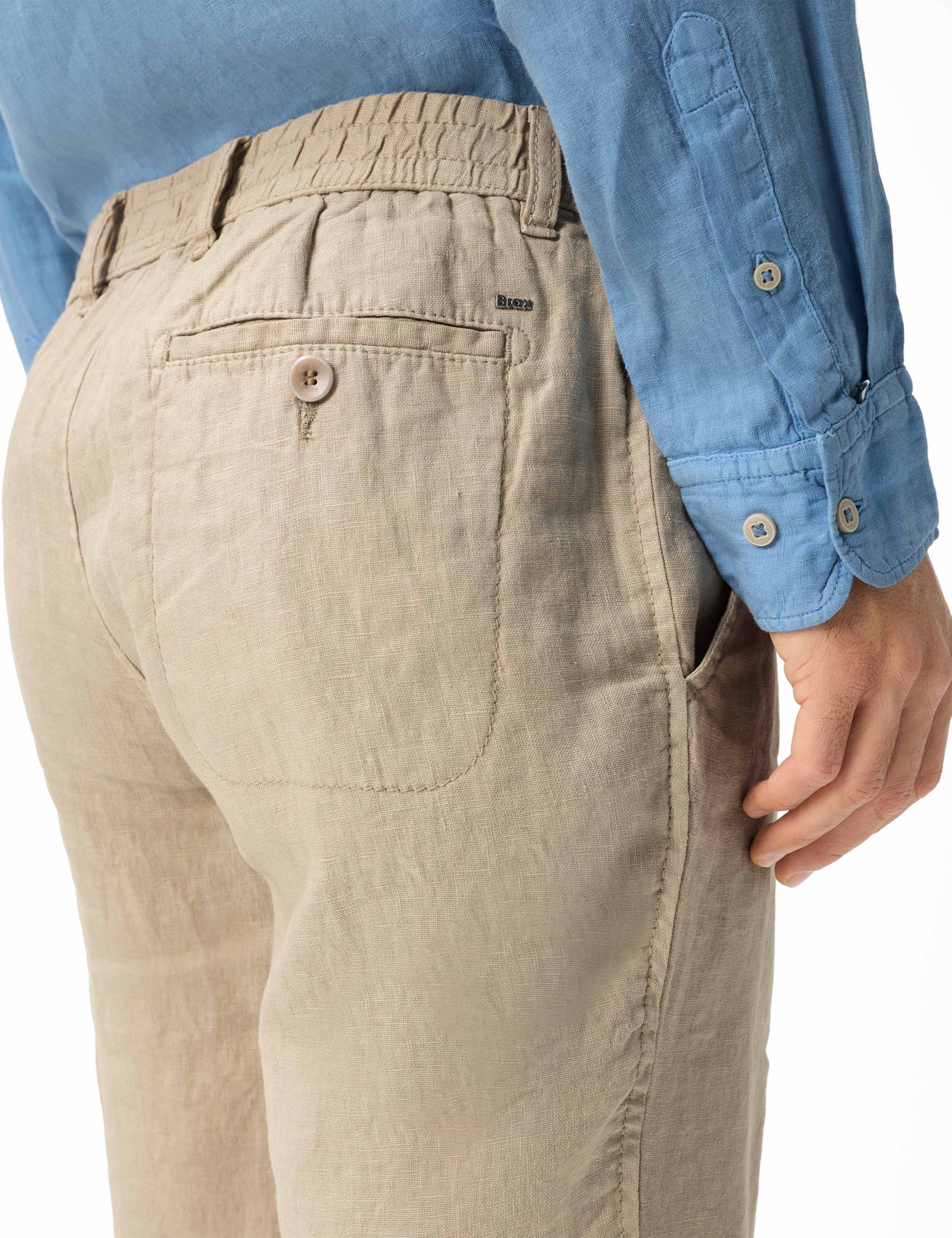 Homme Style BALU Marron Clair Modern Fit Détail 2