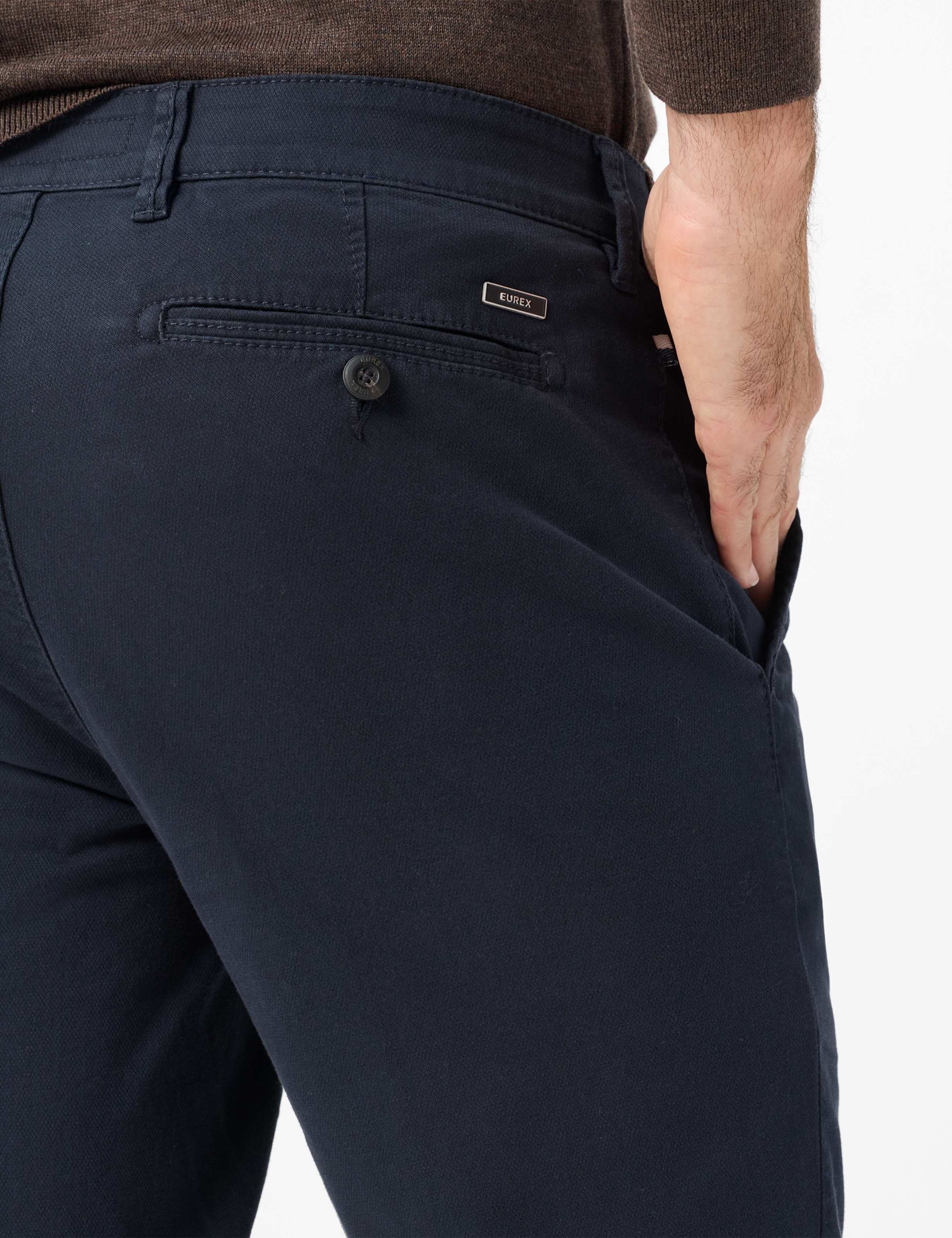 Heren Style JIM Donkerblauw Regular Fit Detail 1