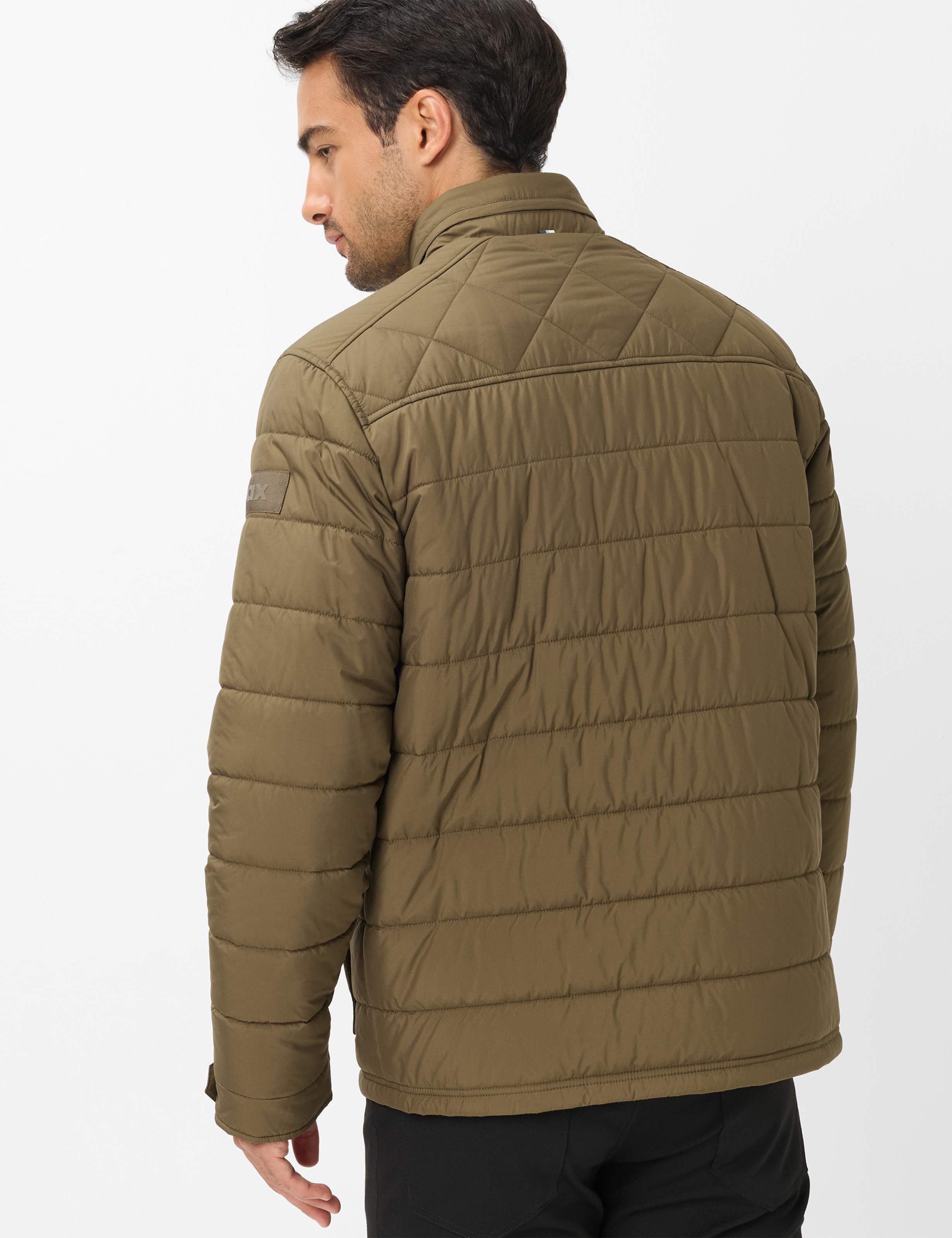 Men Style GEORGE Green – Khaki  Model back