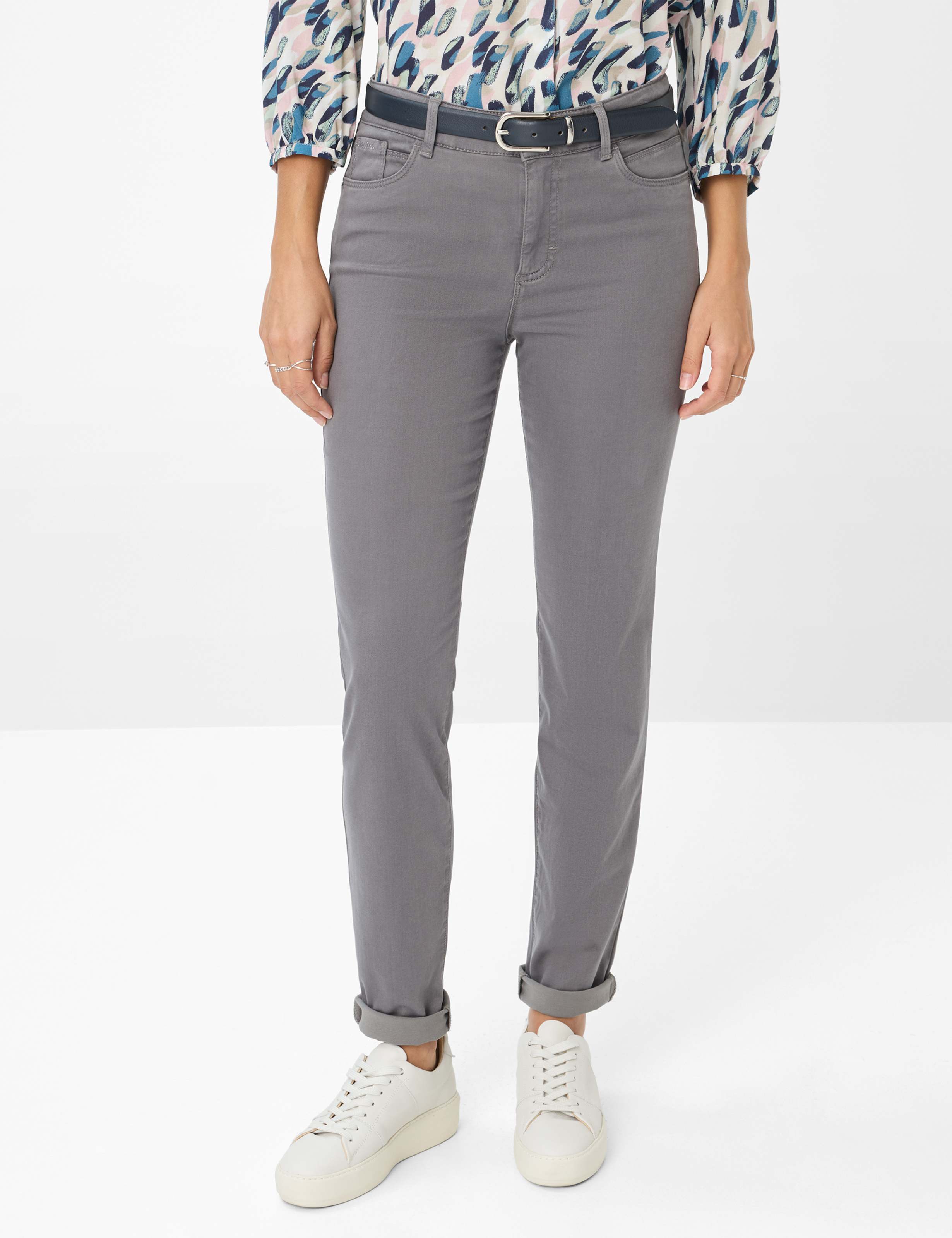 Thumbnail - Brax Damen Five-Pocket-Hose Style SHAKIRA SMOKE GREY, grau, Gr. 38