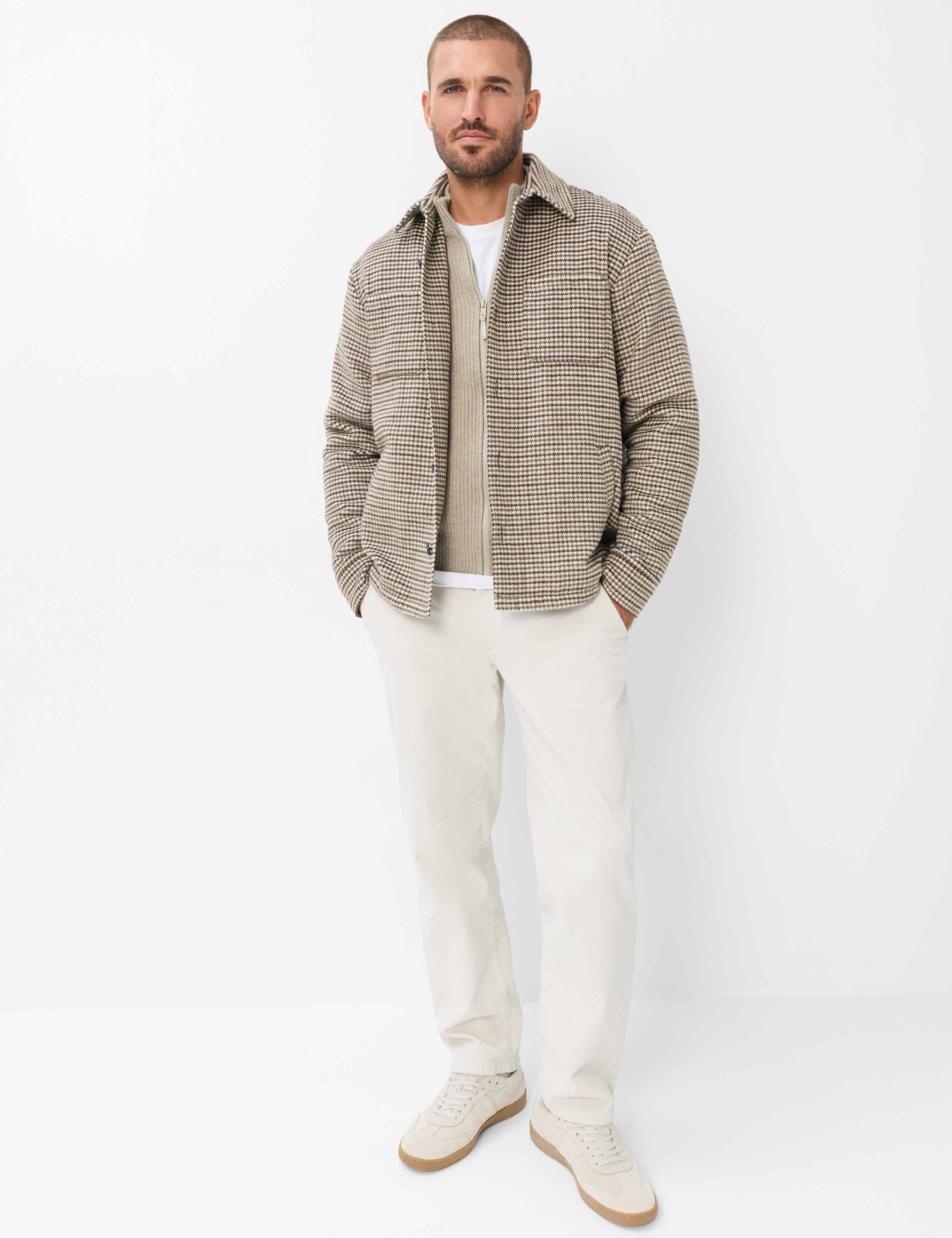 Homme Style JAKE Marron Clair  Tenue du mannequin