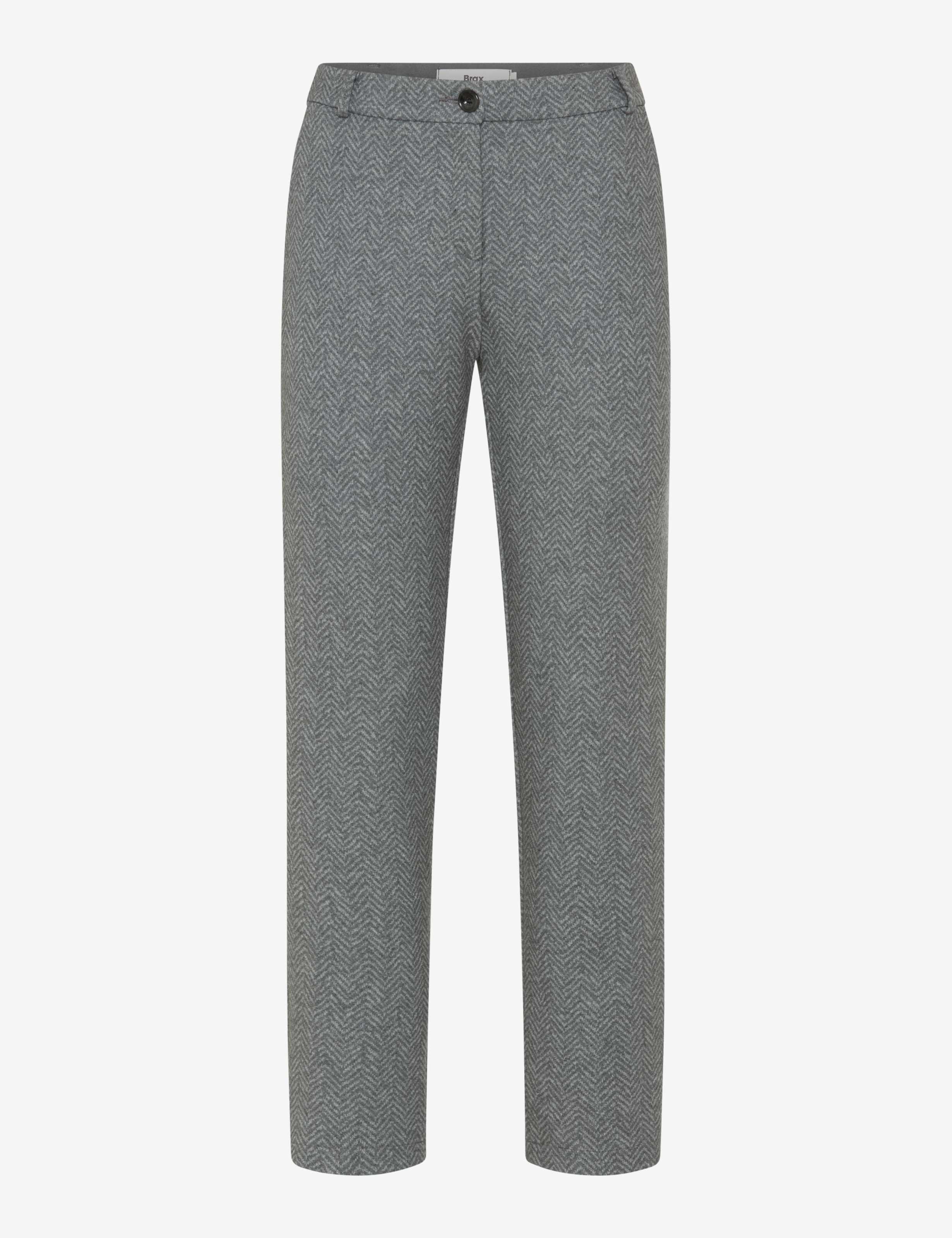 Brax Dames Chino  Style MARON S SMOKE GREY, donkergrijs, maat 32