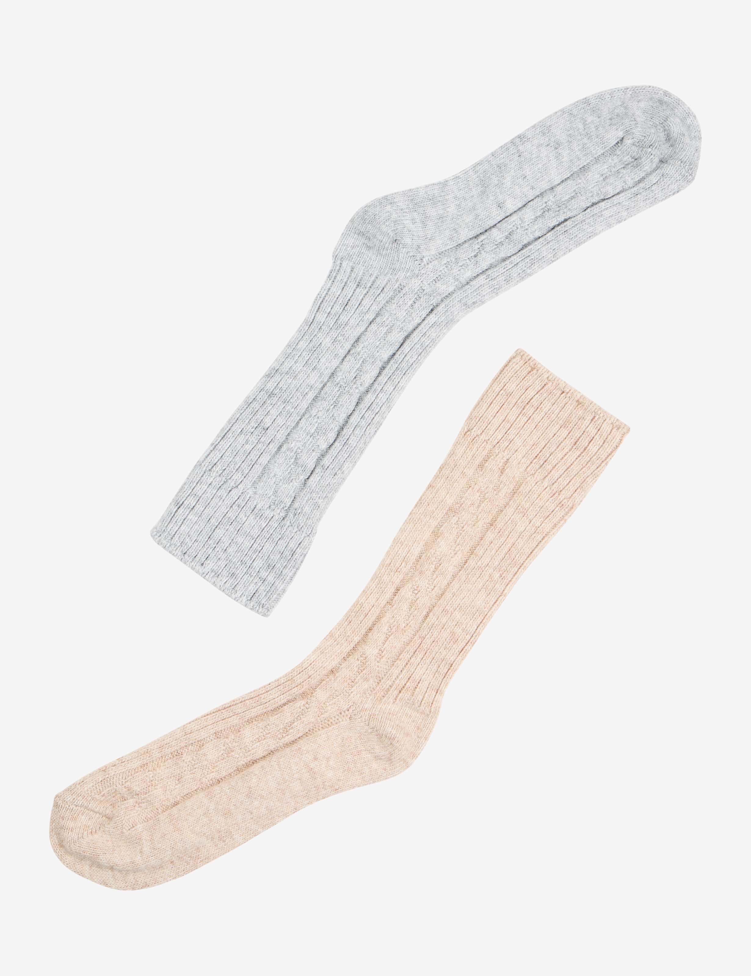 Dames Style SOCKS VOOR DAMES Beige  Beel achterkant